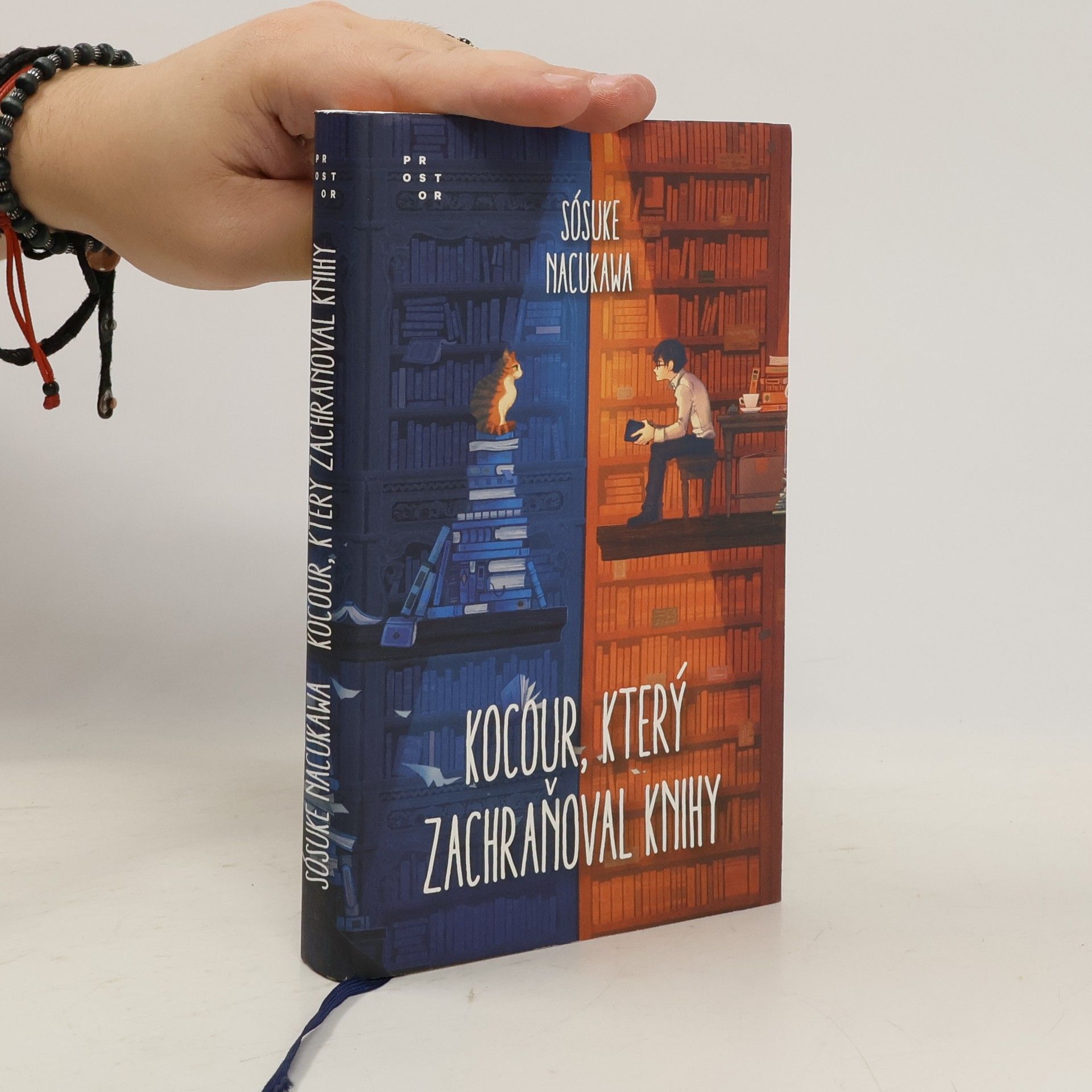 Sōsuke Natsukawa Kocour, který zachraňoval knihy