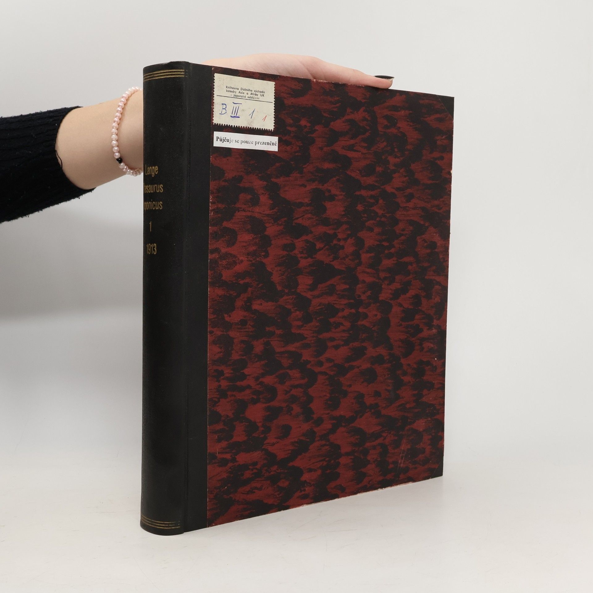 Rudolf Lange Thesaurus Japonicus I.