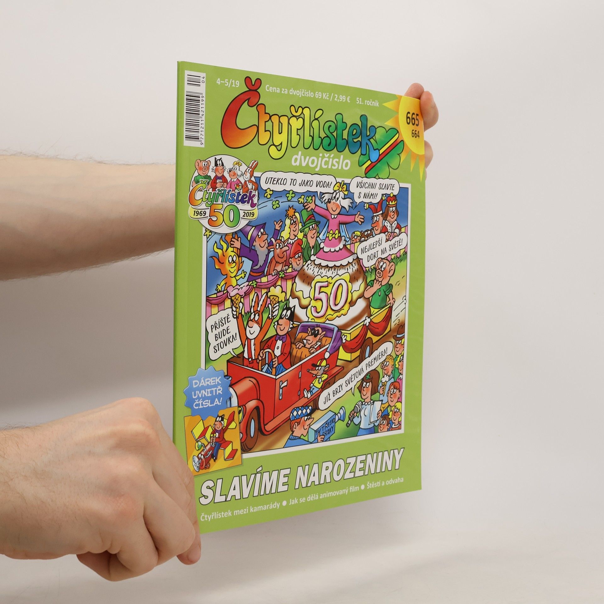 Collectif d'auteurs Čtyřlístek 664/665, 4-5/2019.