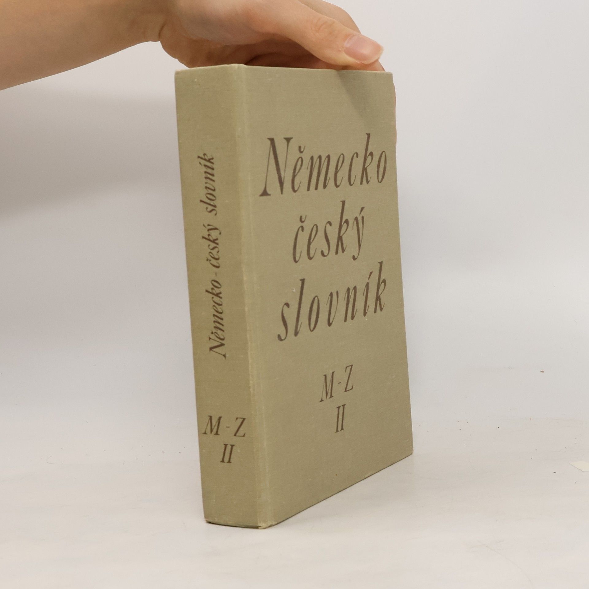 Hugo Siebenschein Německo-český slovník II. M-Z