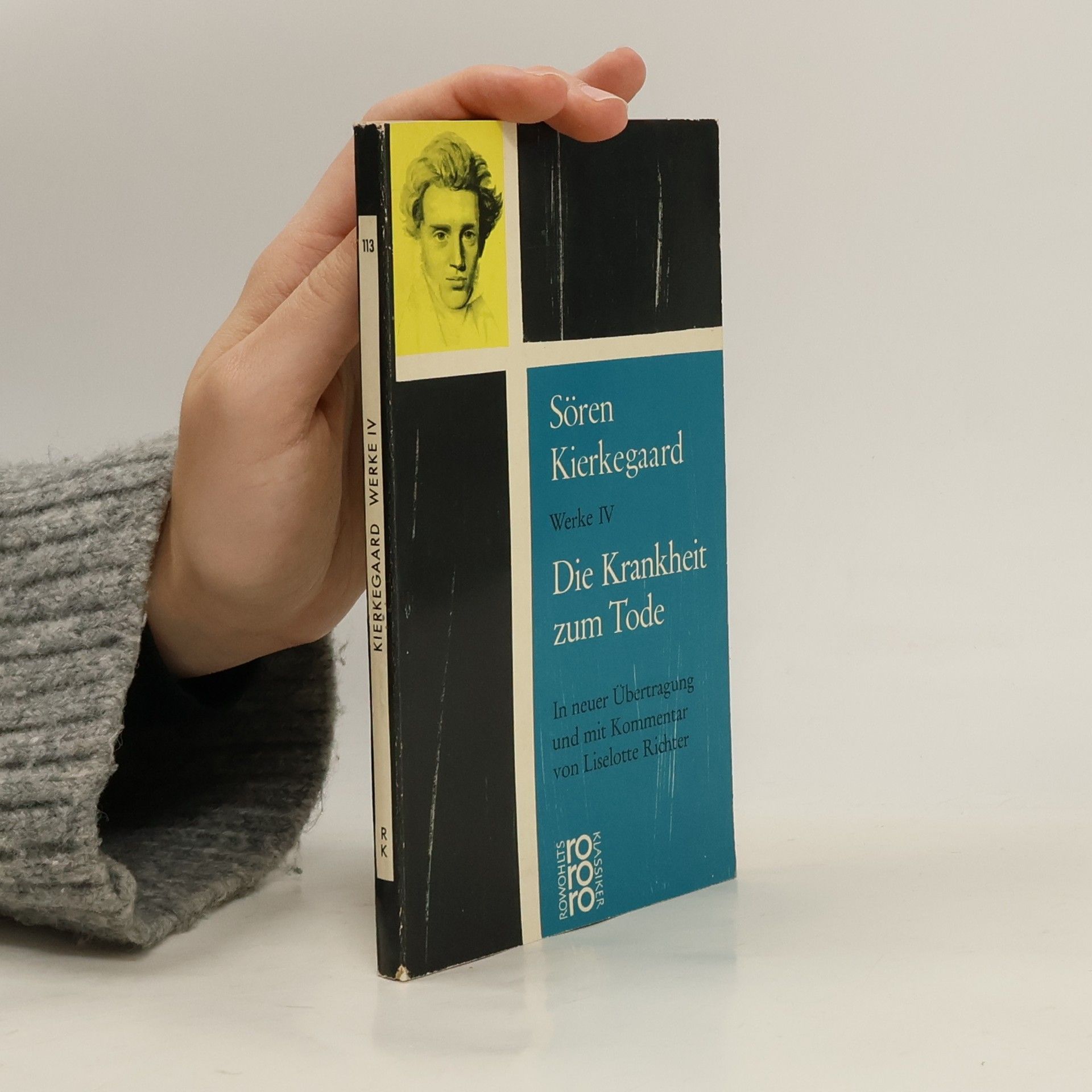 Soren Kierkegaard Werke IV. Die Krankheit zum Tode