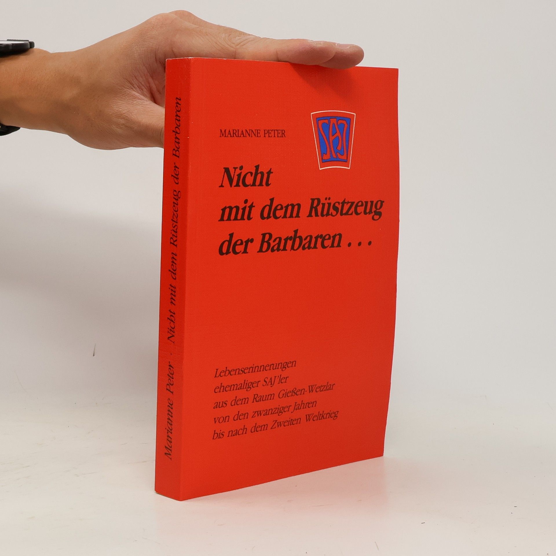 Marianne Peter Nicht mit dem Rüstzeug der Barbaren ...