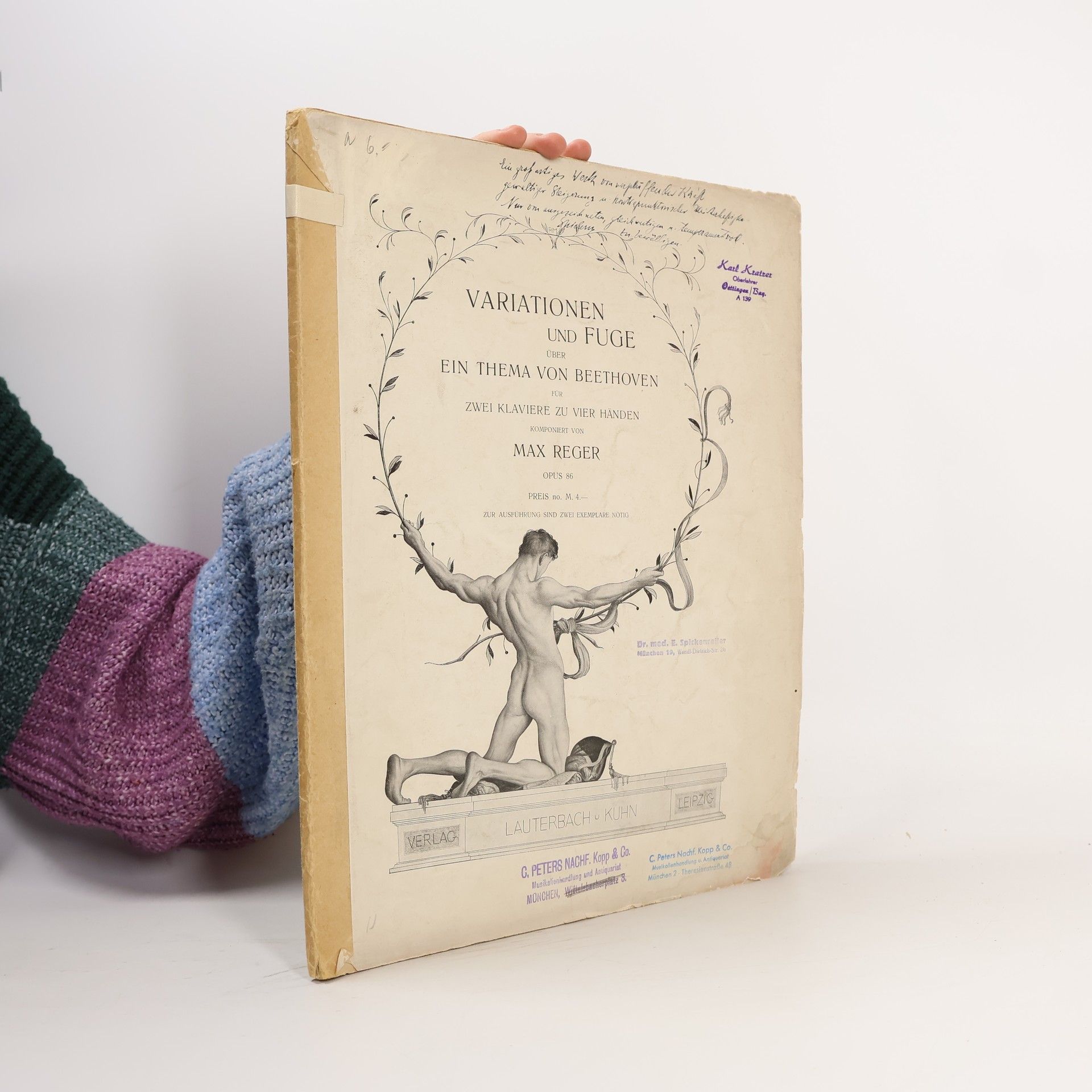 Max Reger Variationen und Fuge über ein Thema von Beethoven