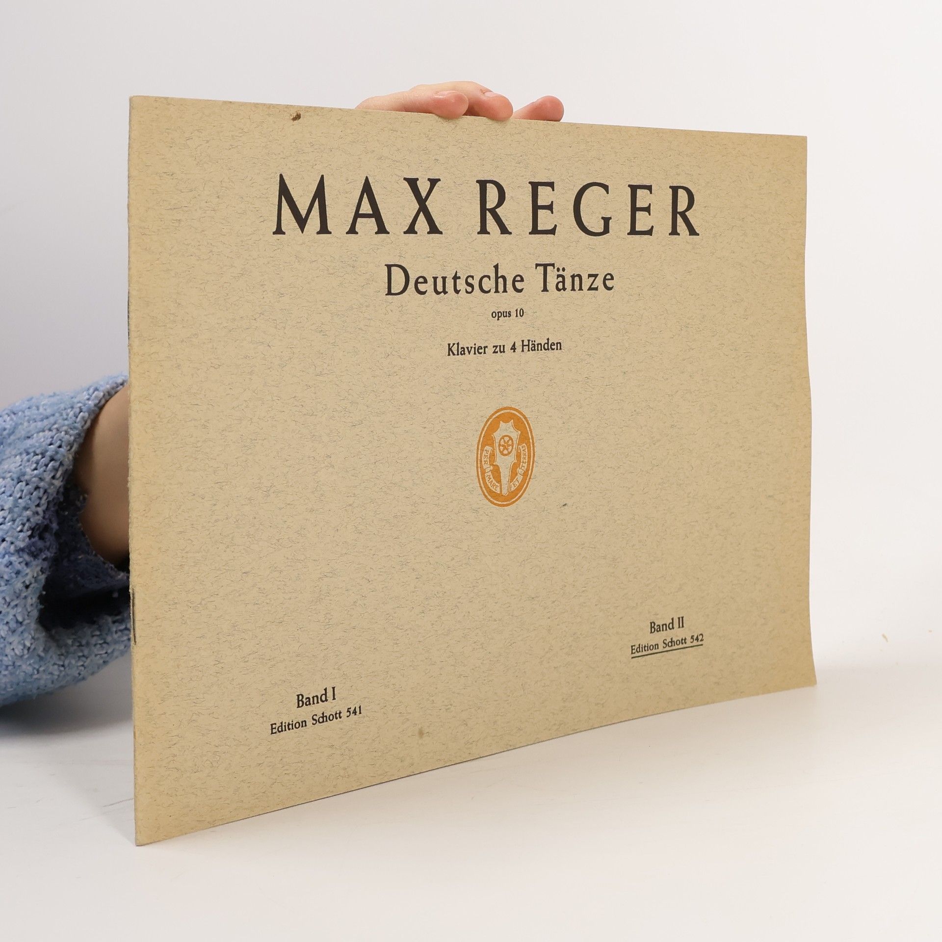 Max Reger Deutsche Tänze. Opus 10. Klavier zu 4 Händen. Band I.-II.