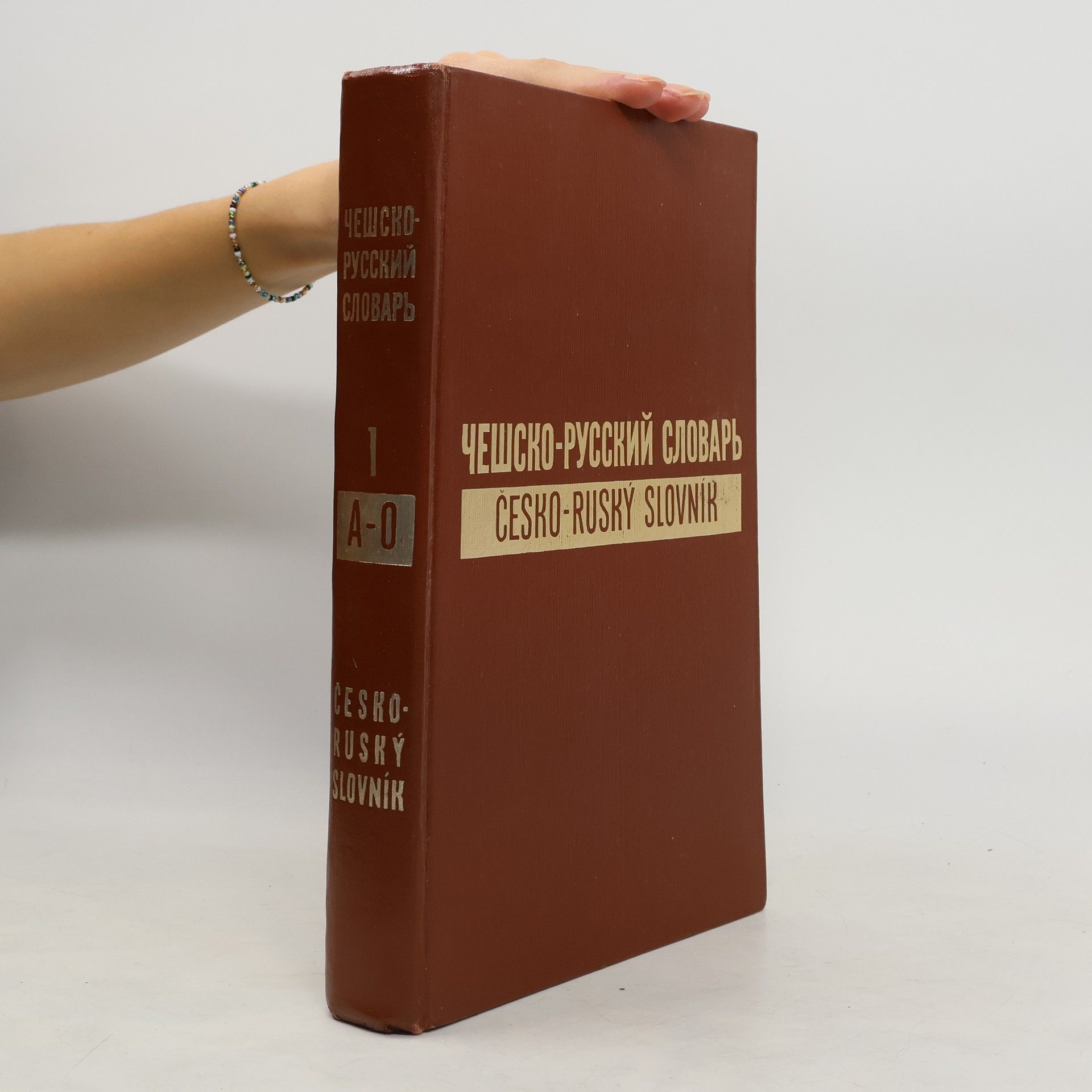 Česko-ruský slovník 1. A-O. Чешско-русский словарь