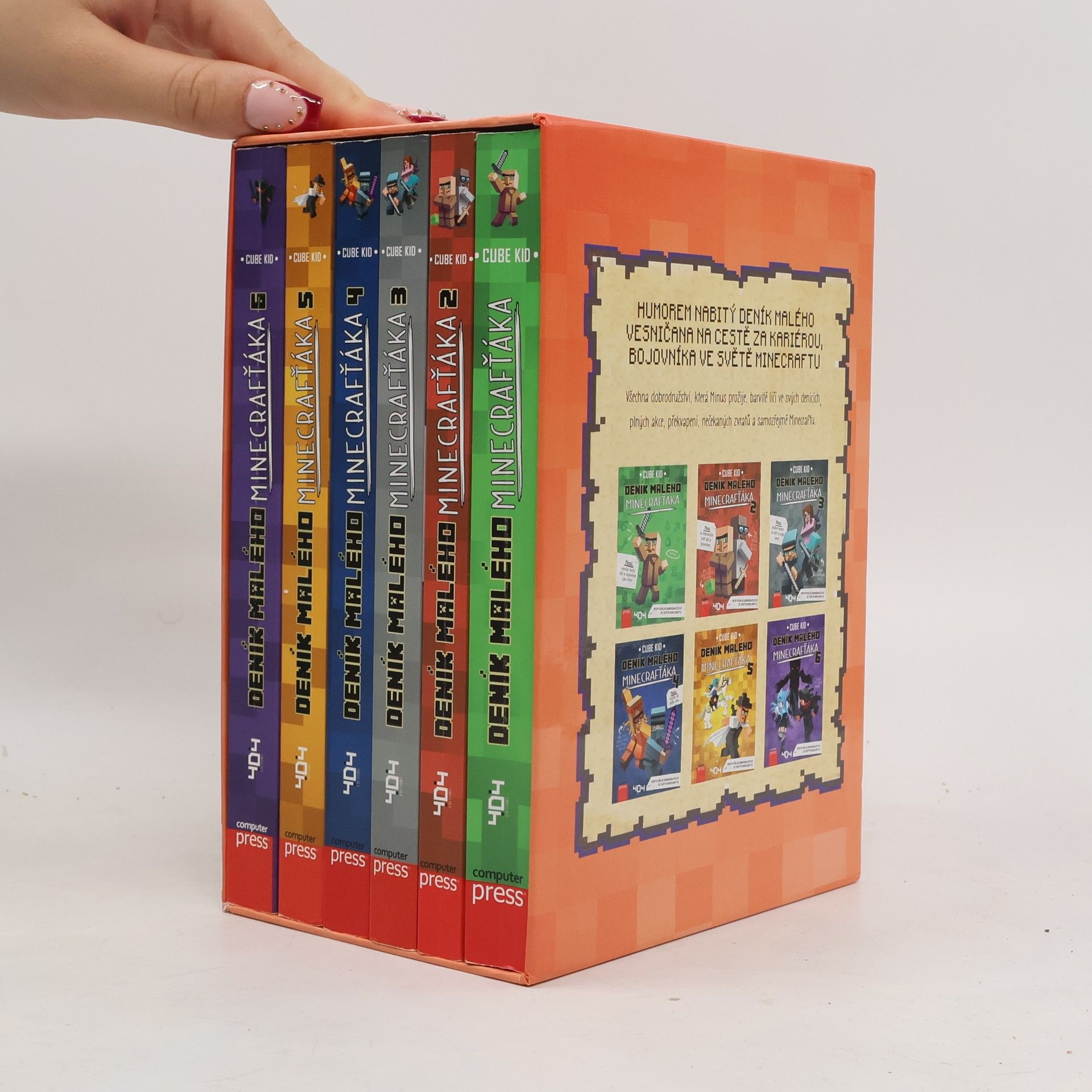 Cube Kid Deník malého Minecrafťáka BOX 1-6