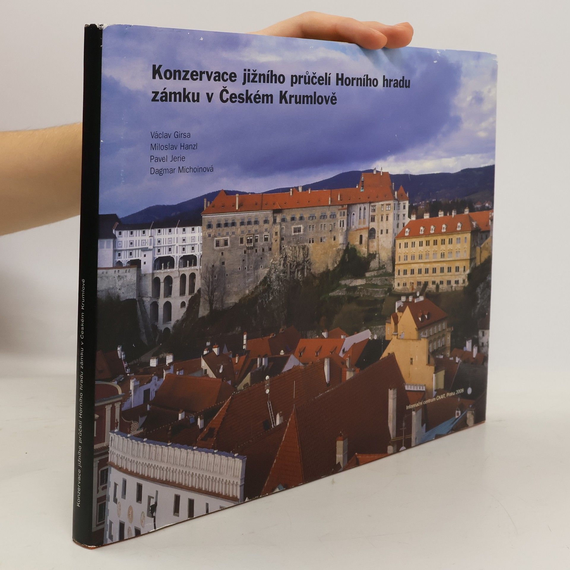 Václav Girsa Konzervace jižního průčelí Horního hradu zámku v Českém Krumlově