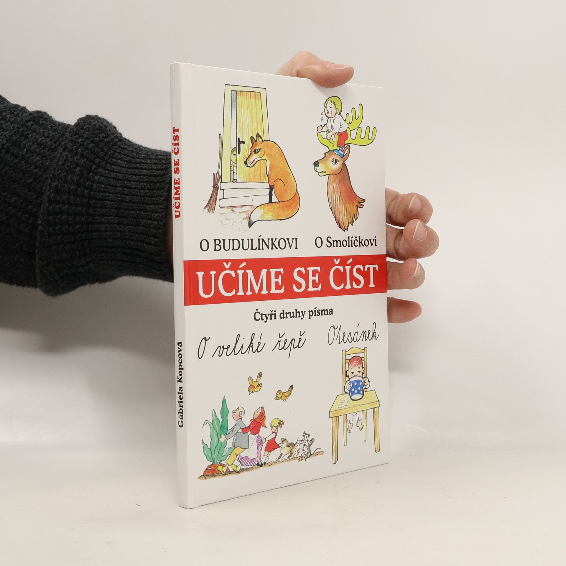 Gabriela Kopcová Učíme se číst. Čtyři druhy písma