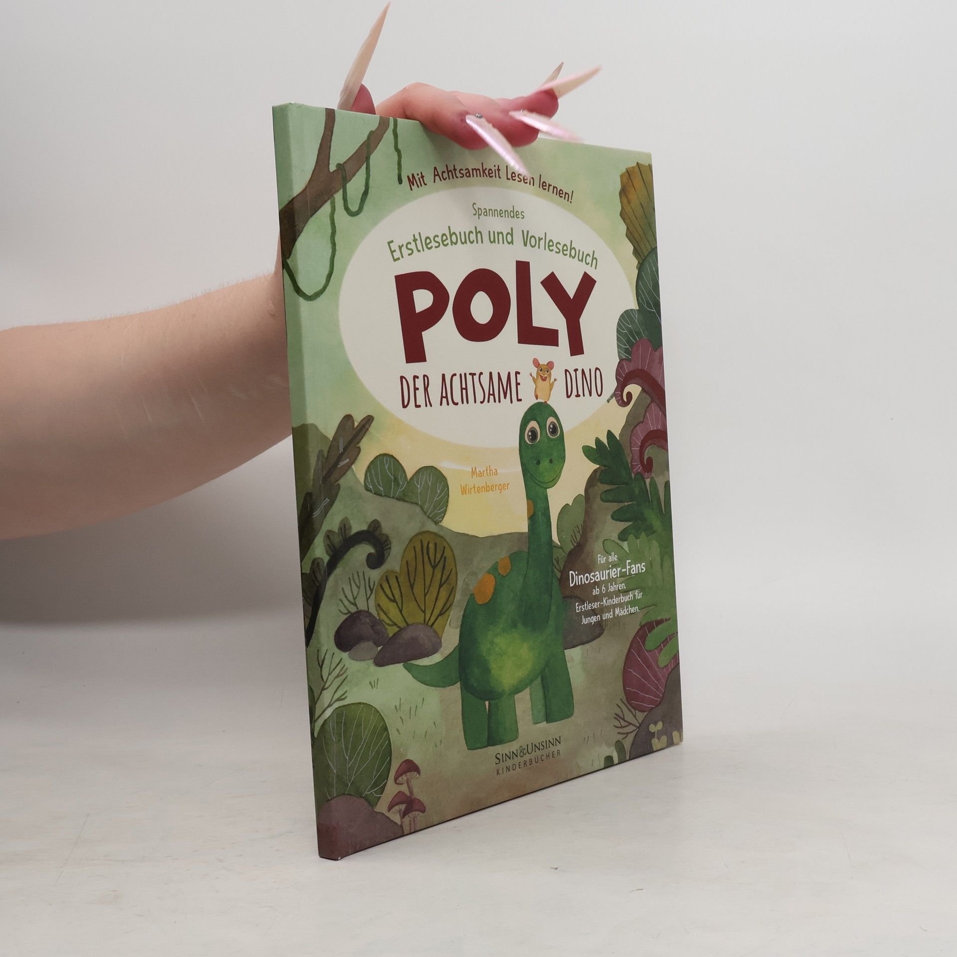 Poly der achtsame Dino