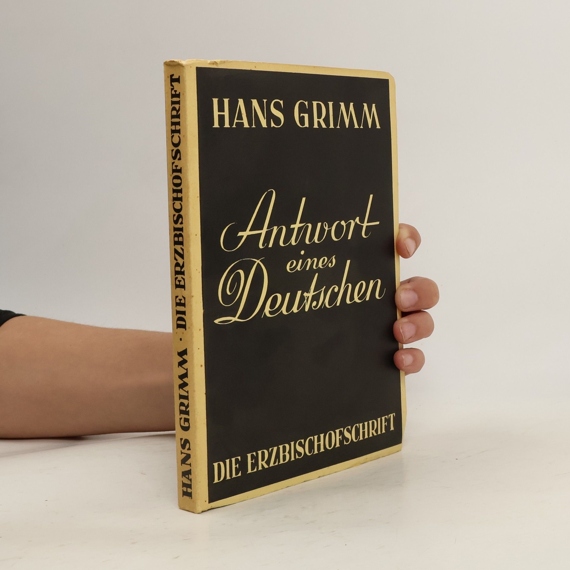 Hans Grimm Antwort eines Deutschen