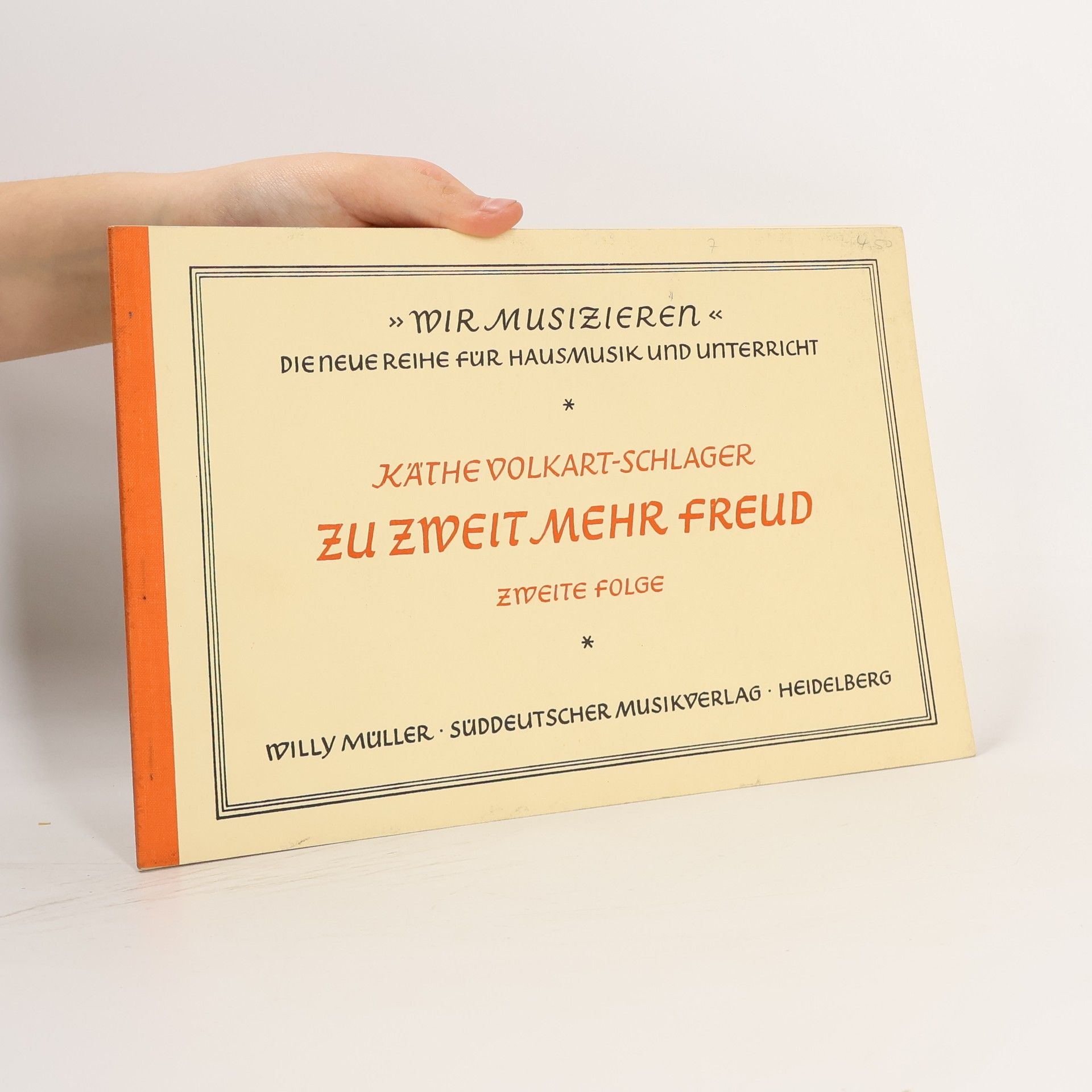 Käthe Volkart-Schlager Zu zweit mehr freud 2