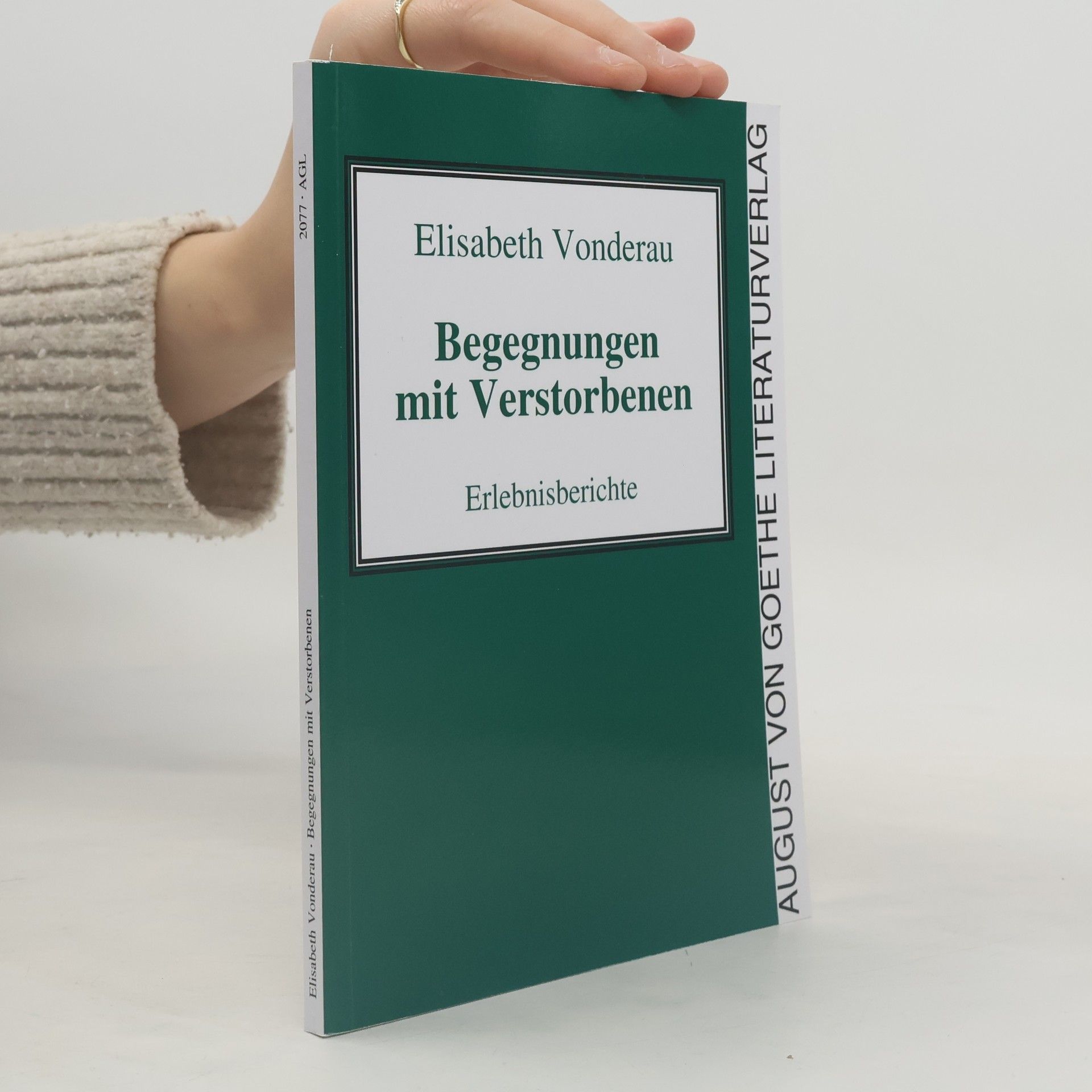 Elisabeth Vonderau Begegnungen mit Verstorbenen