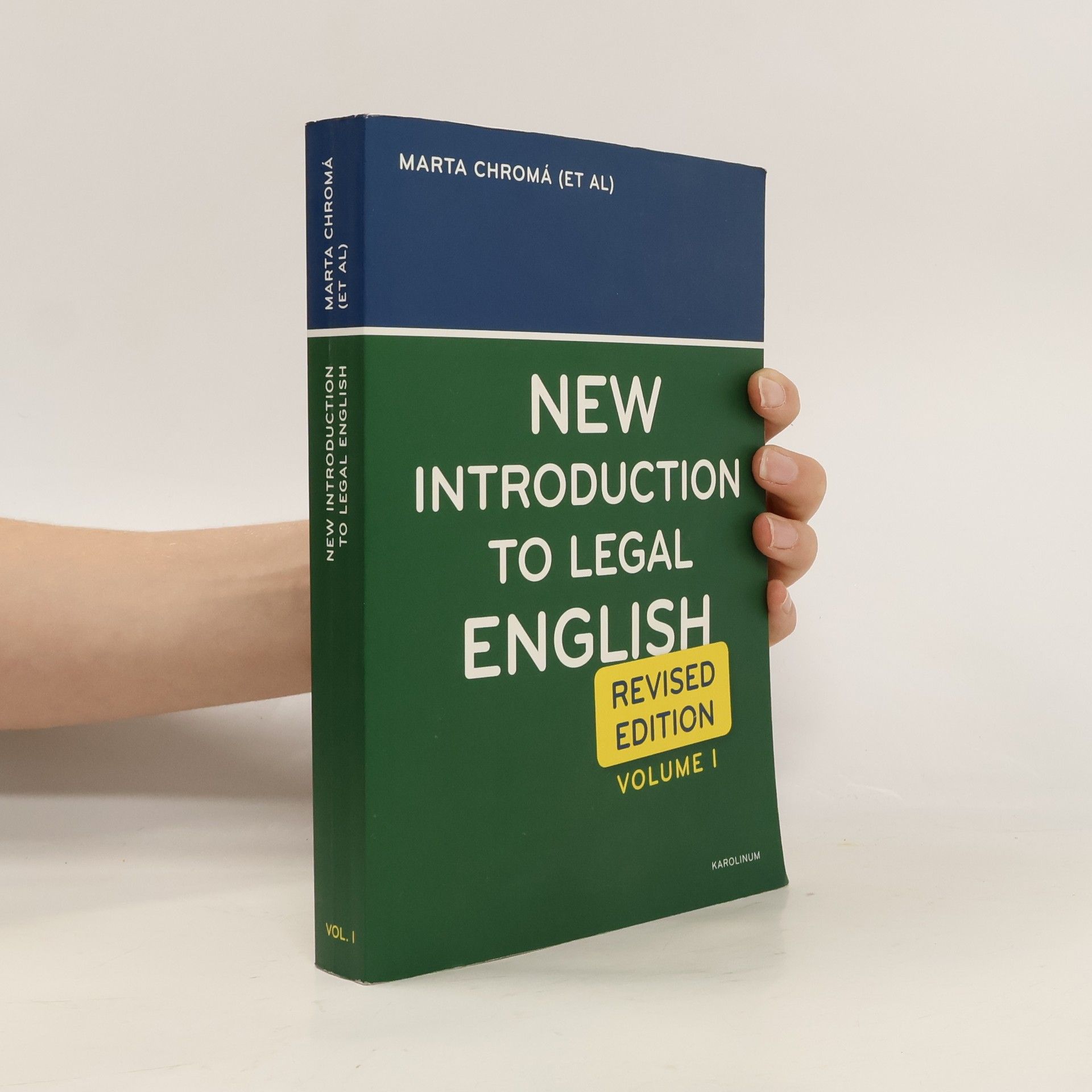 Marta Chromá New introduction to legal English. Revised edition. Volume I