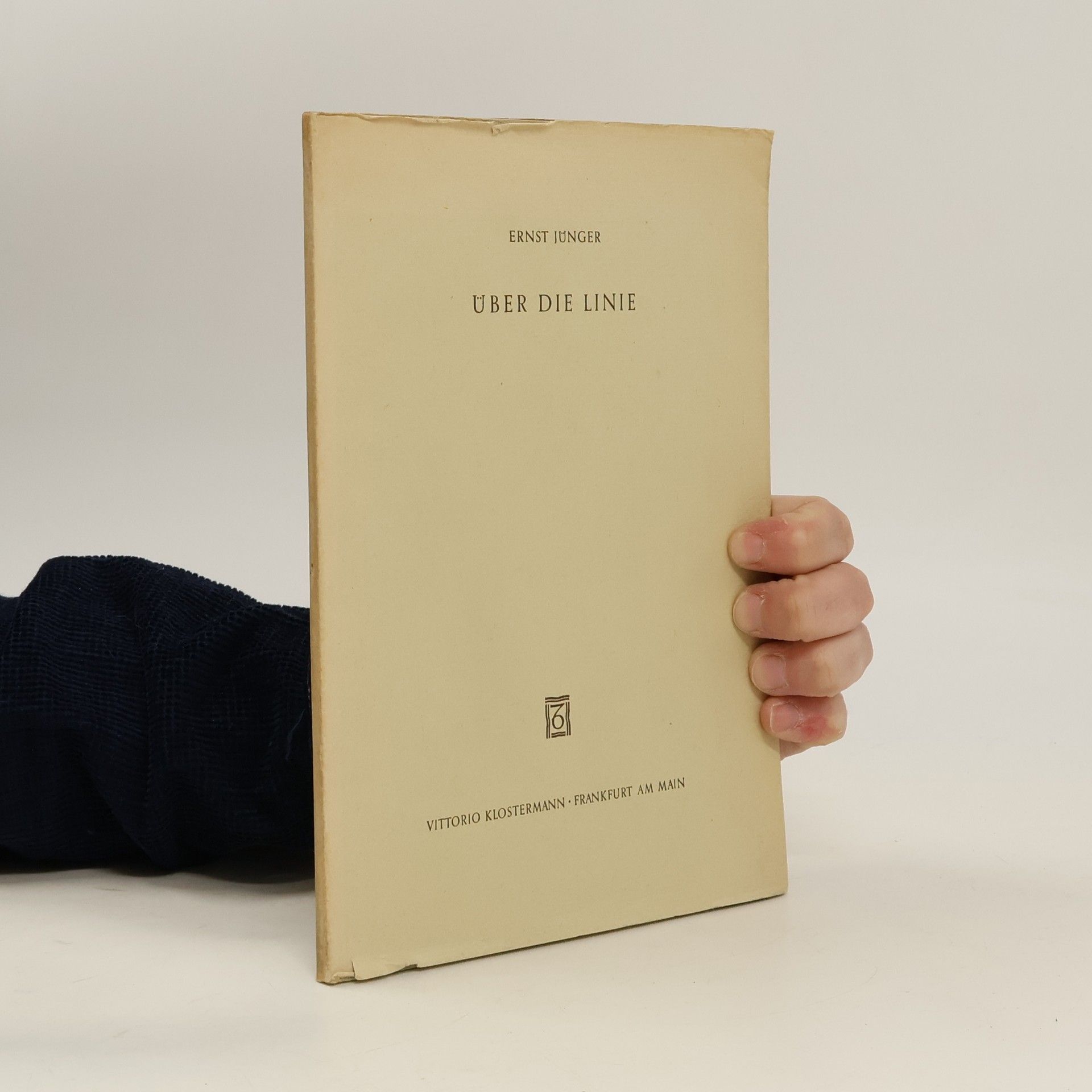 Ernst Jünger Uber die Linie