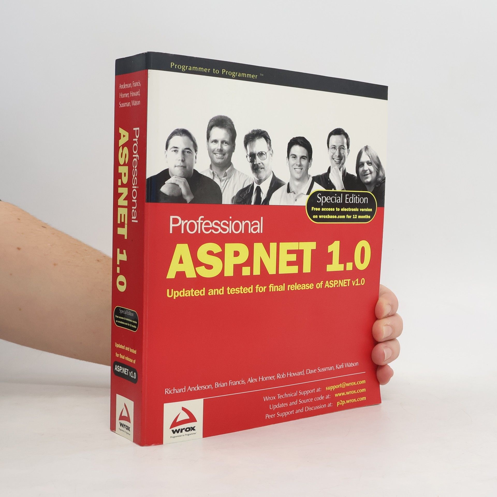 Richard Anderson Professional ASP.NET 1.0. Special edition