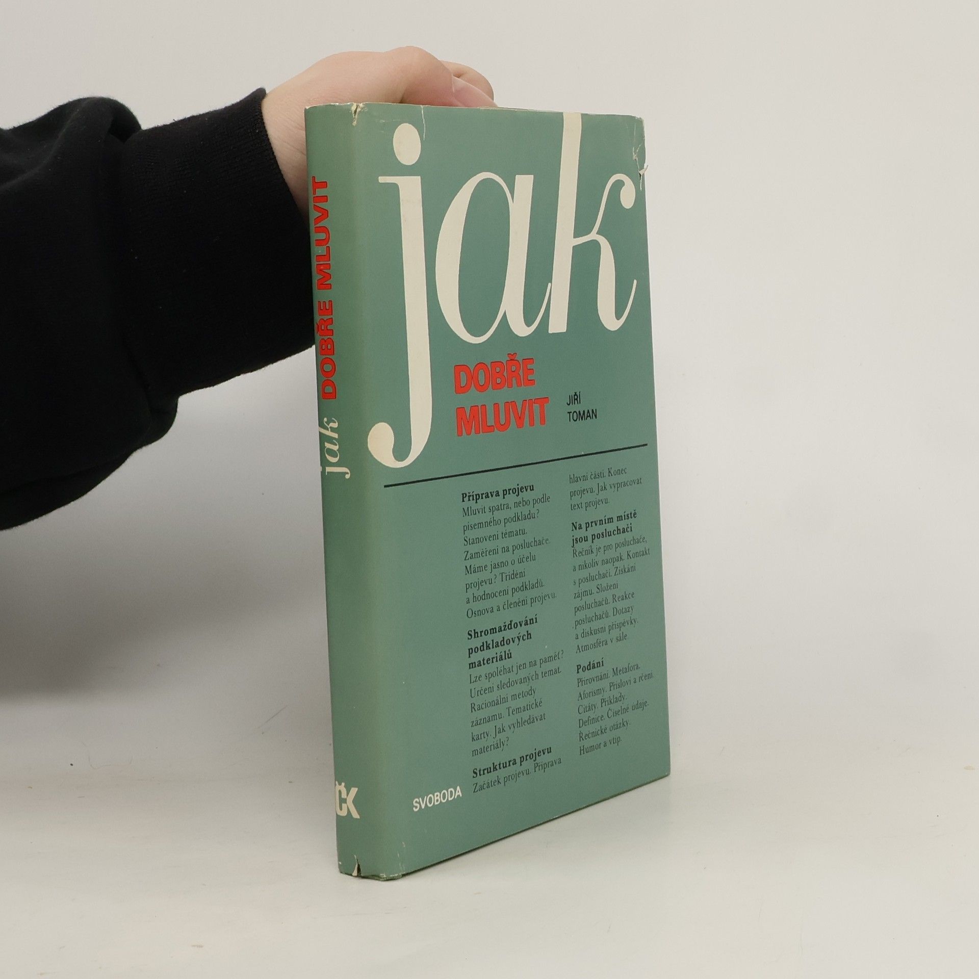 Jiří Toman Jak dobře mluvit