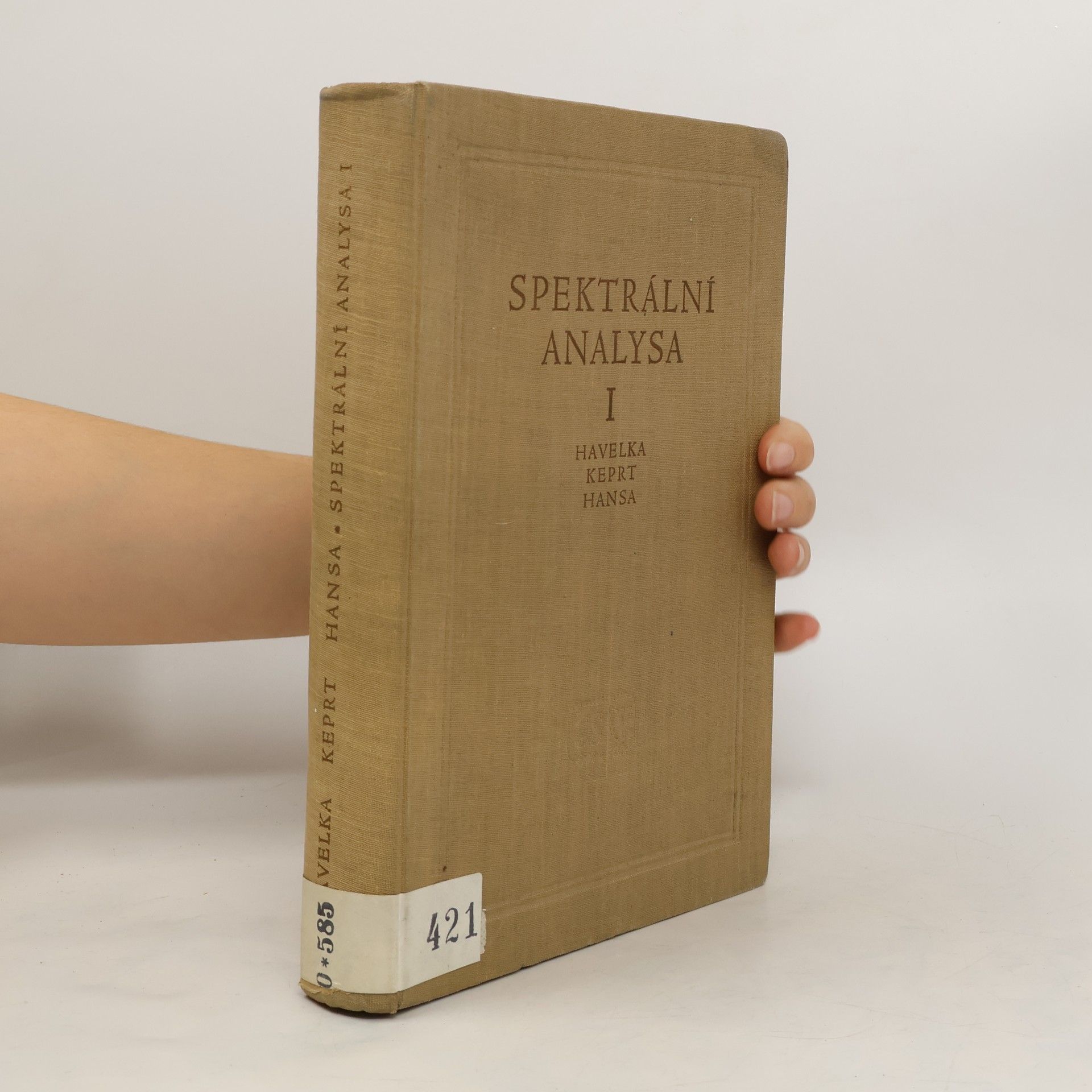 Bedřich Havelka Spektrální analysa I.