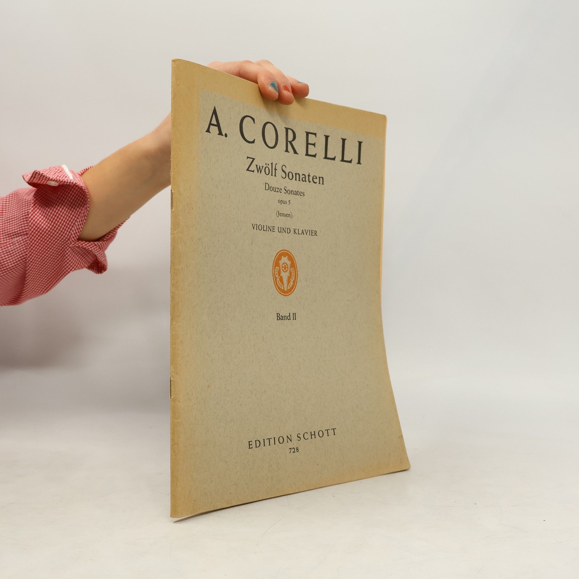 Arcangelo Corelli Zwölf Sonaten für Violine mit figuriertem Bass