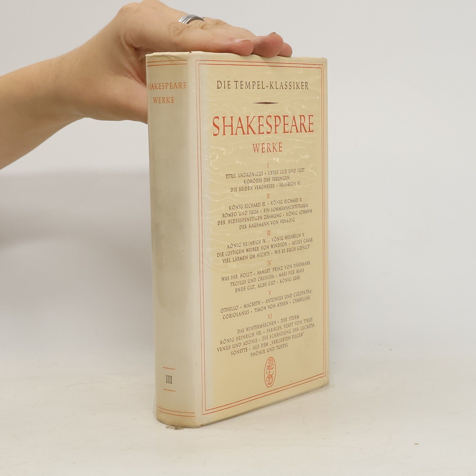 William Shakespeare Shakespeare Werke III.