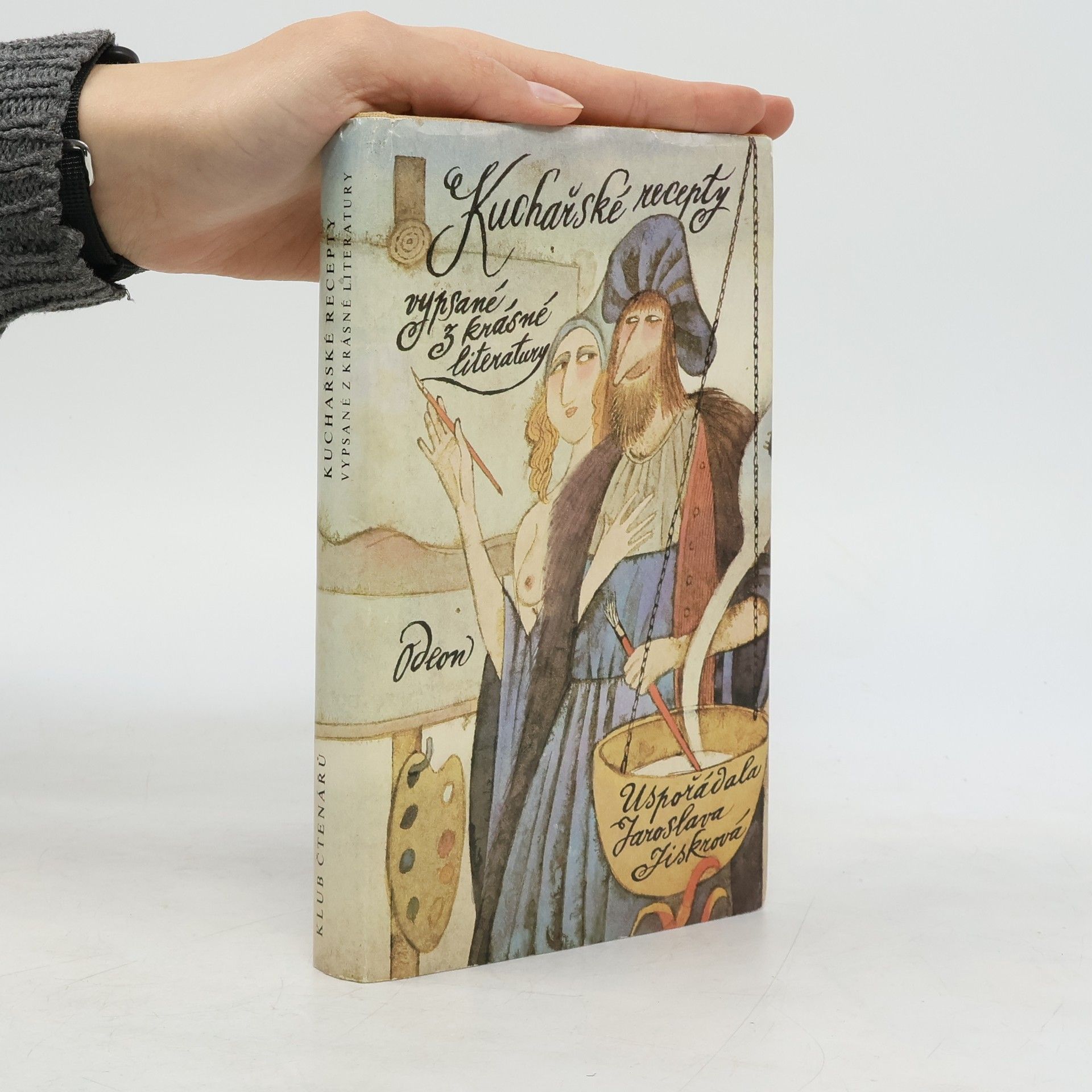 Jaroslava Jiskrová Kuchařské recepty vypsané z krásné literatury