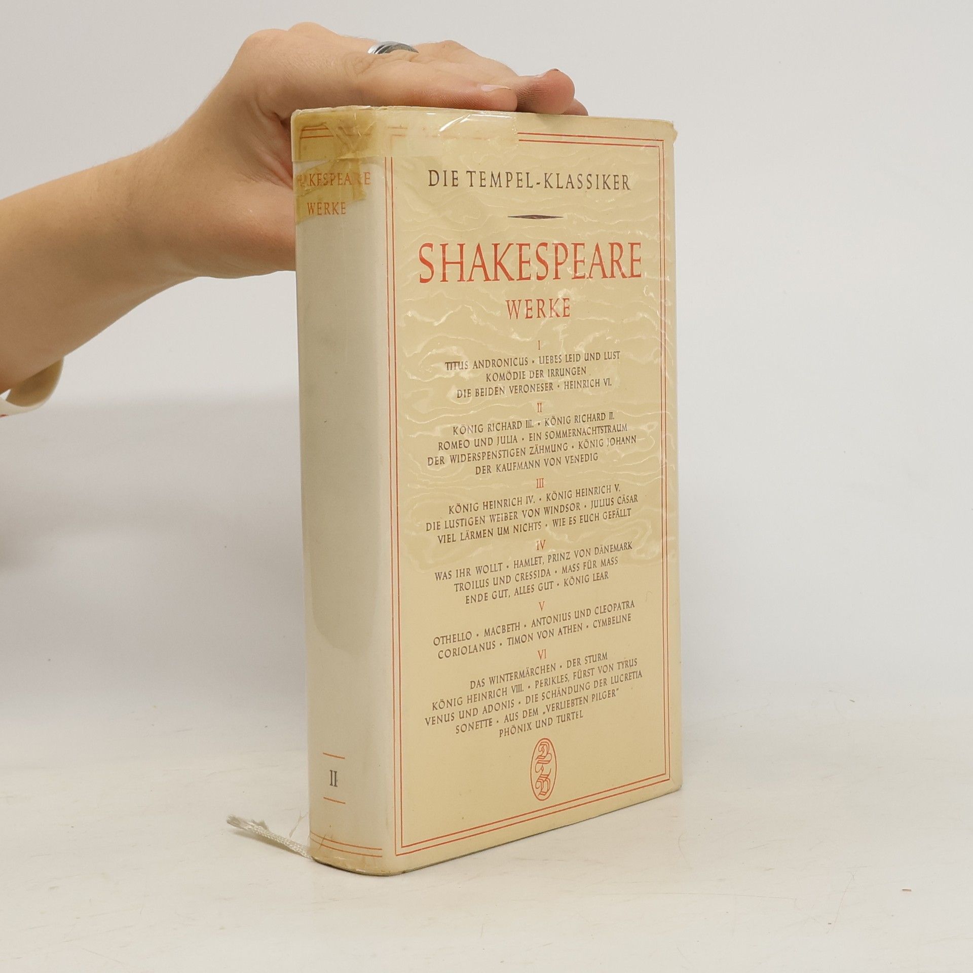 William Shakespeare Sämtliche Werke. English und Deutsch II