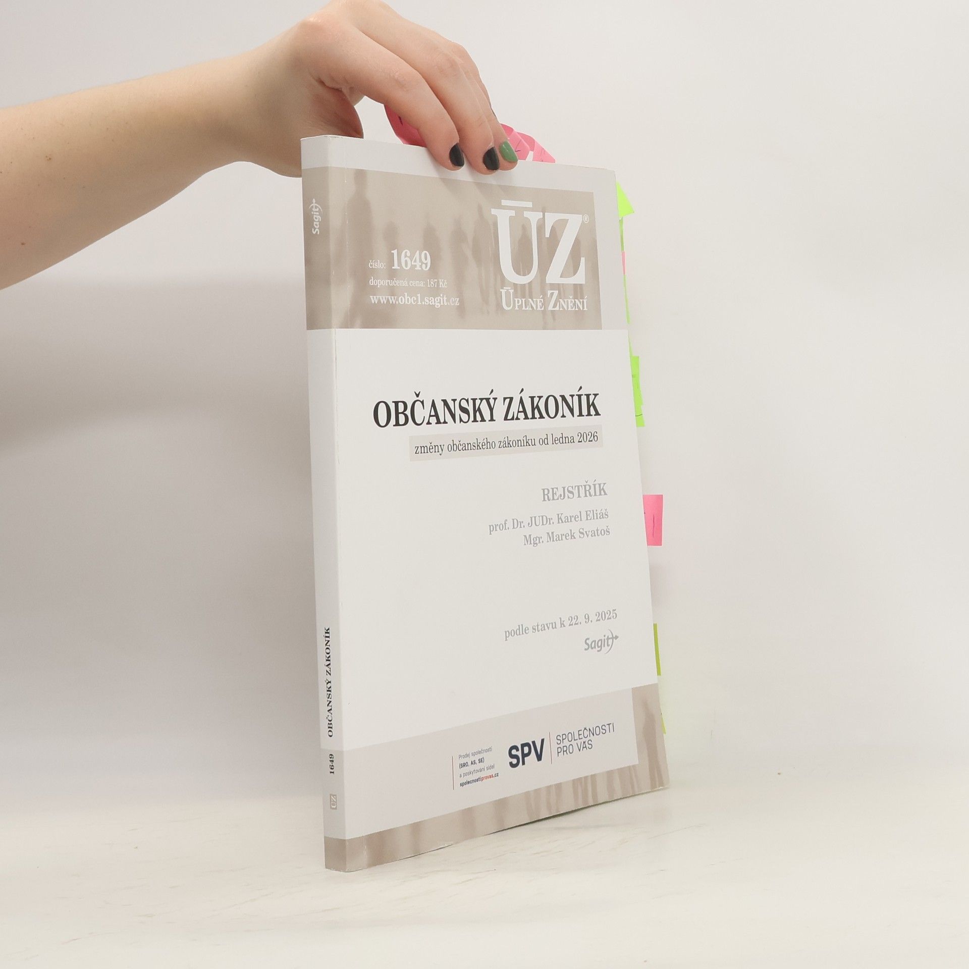 Karel Eliáš Občanský zákoník. Změny občanského zákoníku od ledna 2026