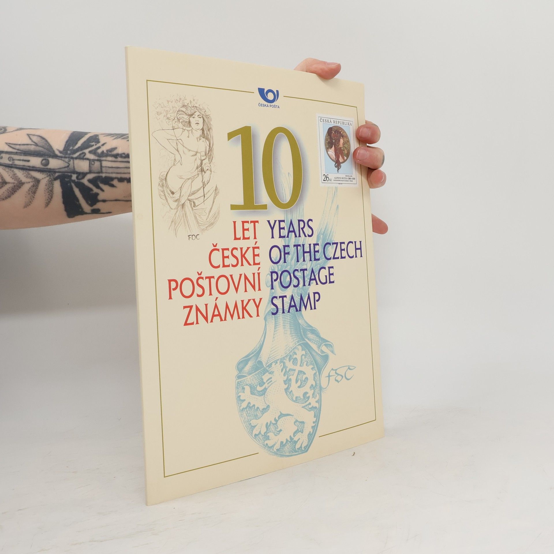 Helena Hodková 10 let české poštovní známky = 10 years of the czech postage stamp