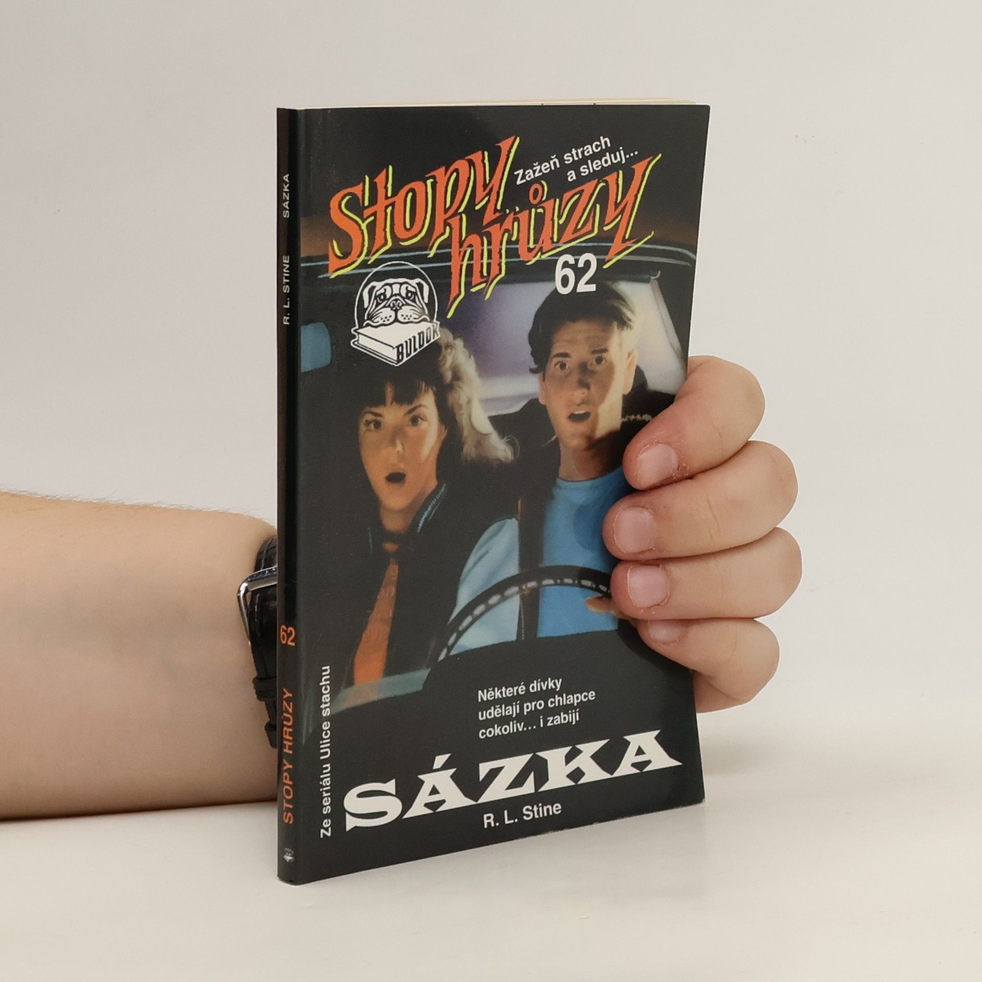 R. L. Stine Sázka. Stopy hrůzy 62