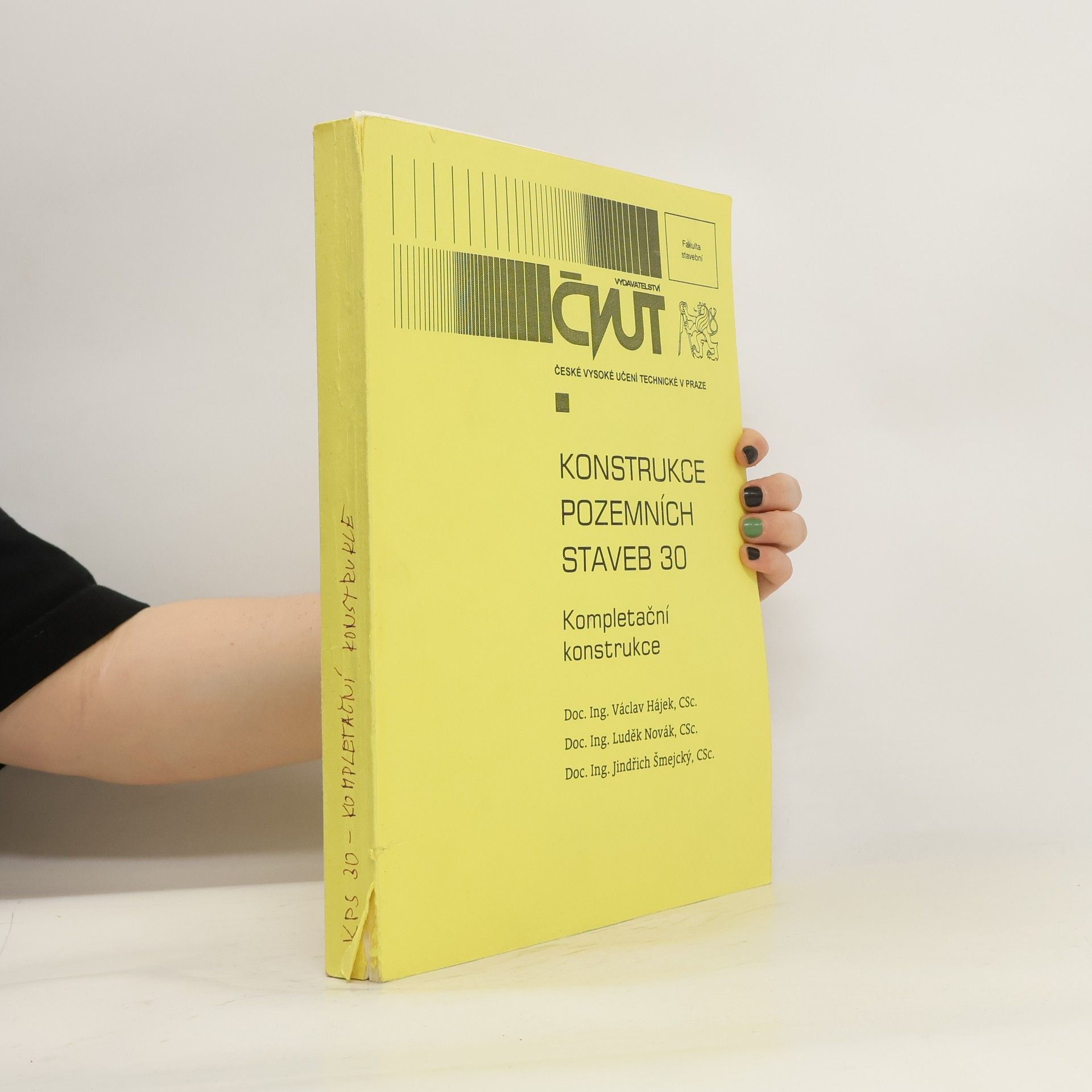 Václav Hájek Konstrukce pozemních staveb 30