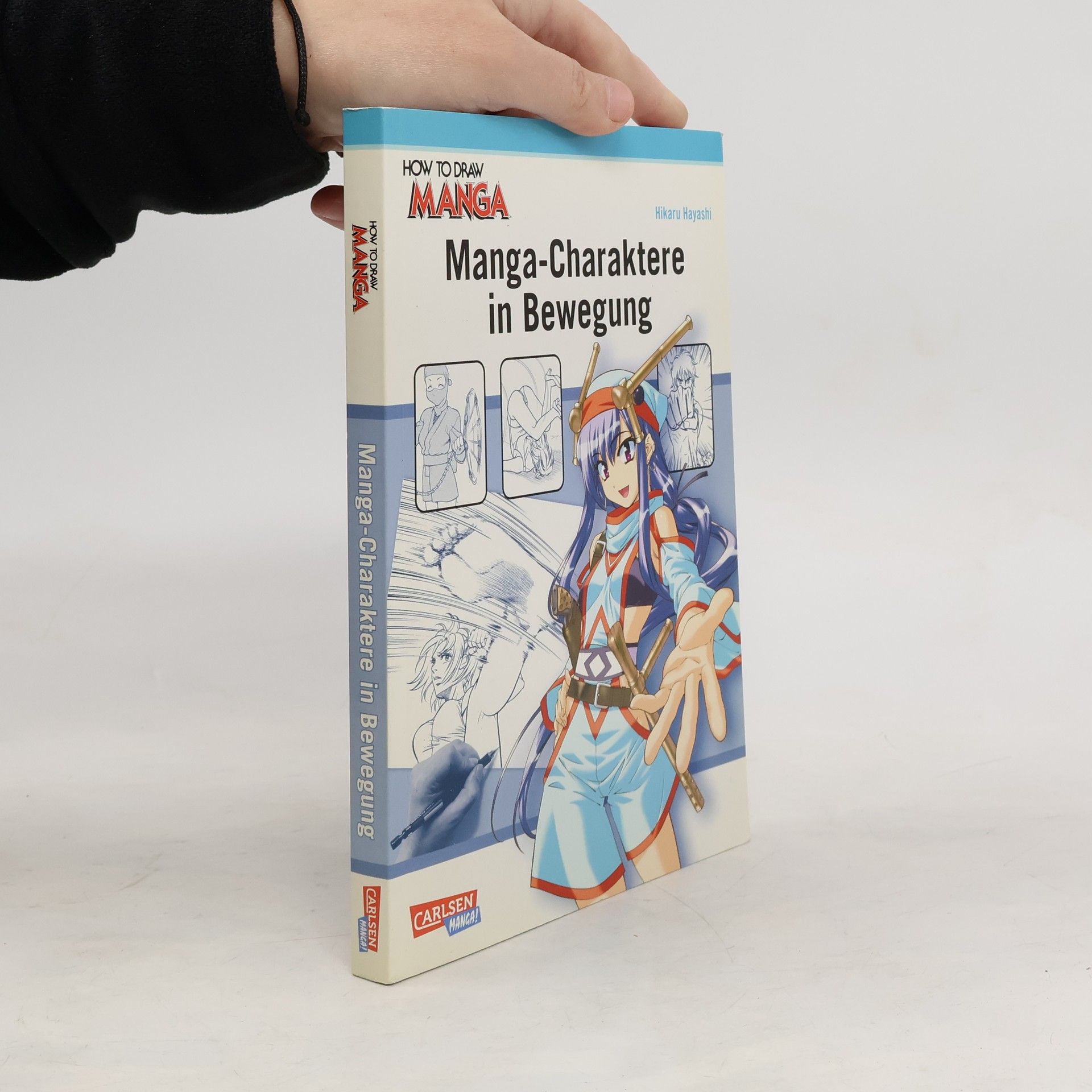 Hikaru Hayashi Manga-Charaktere in Bewegung