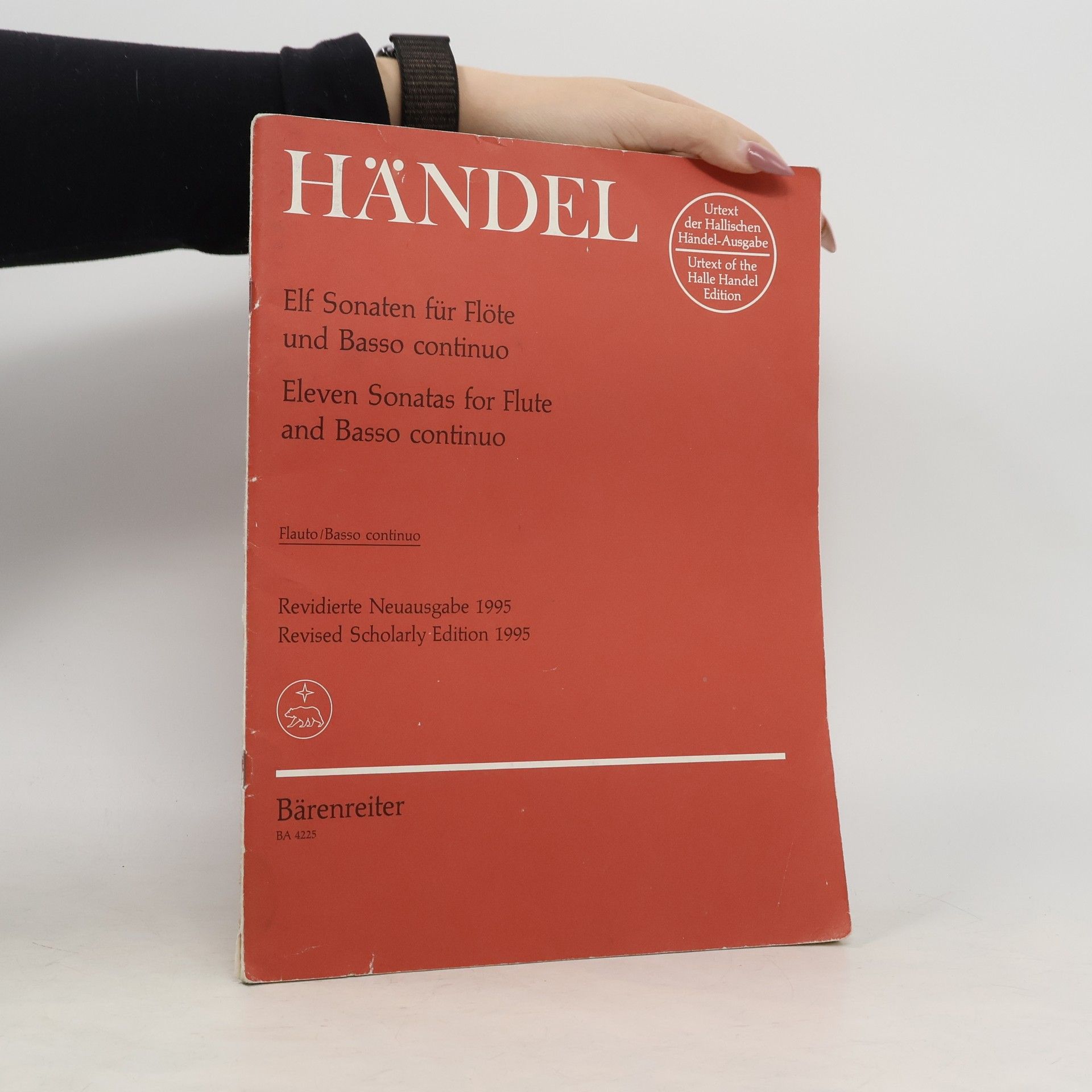 Georg Friedrich Händel Elf Sonaten für Flöte und Basso continuo. Eleven Sonatas for Flute and Basso continuo