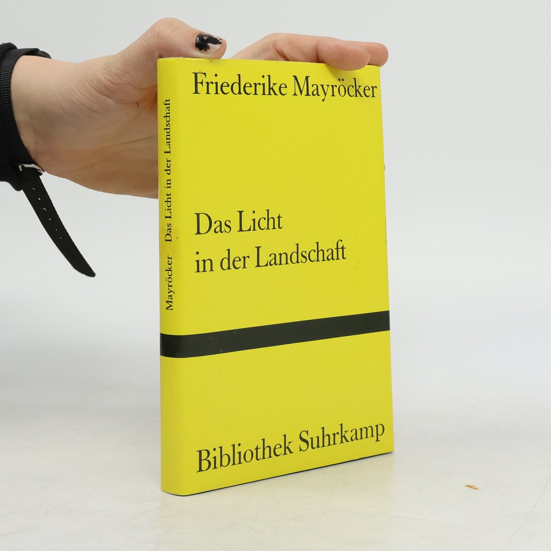 Friederike Mayröcker Bibliothek Suhrkamp: Das Licht in der Landschaft