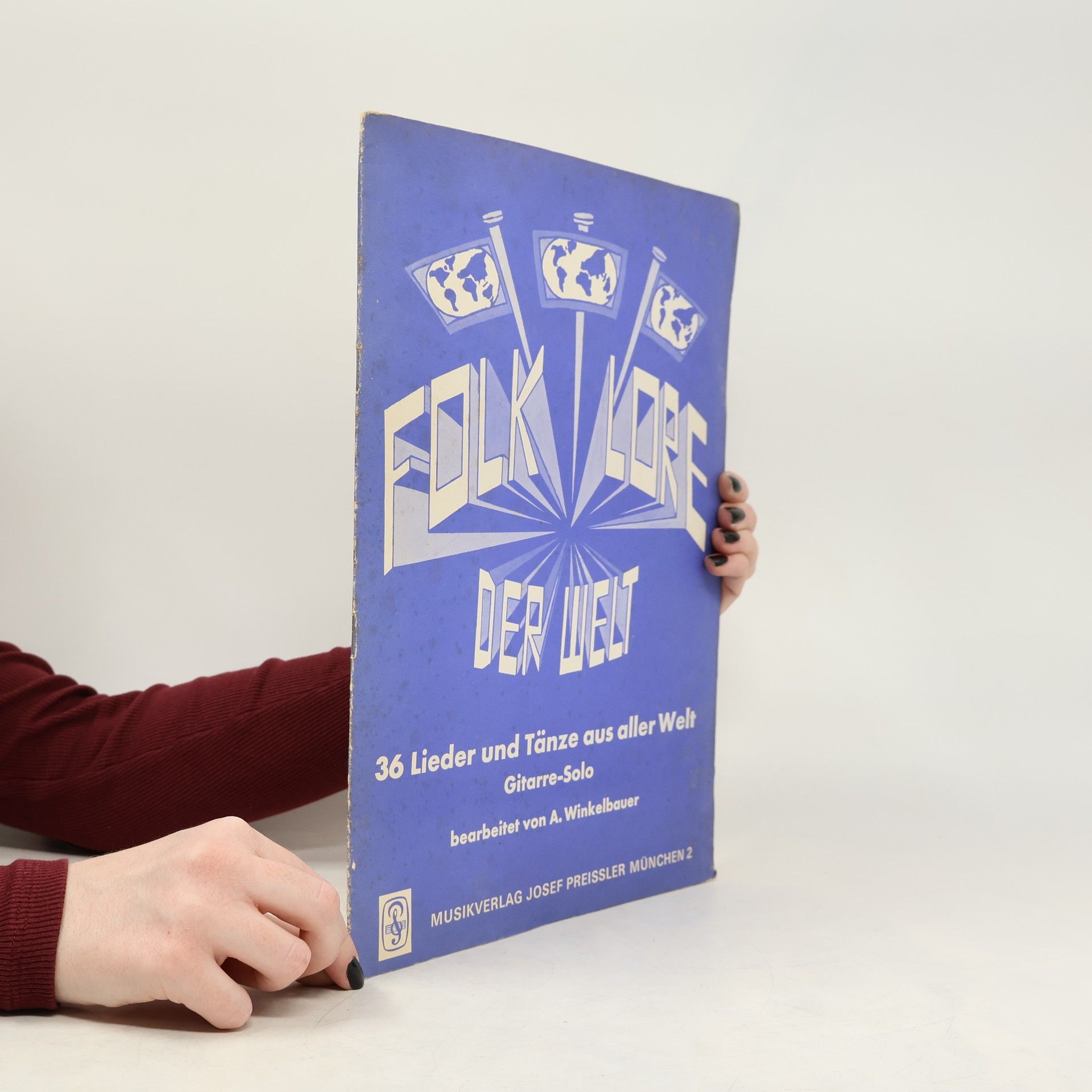 Alfred Winkelbauer Folklore der Welt. 36 Lieder und Tänze aus aller Welt für Gitarre-Solo