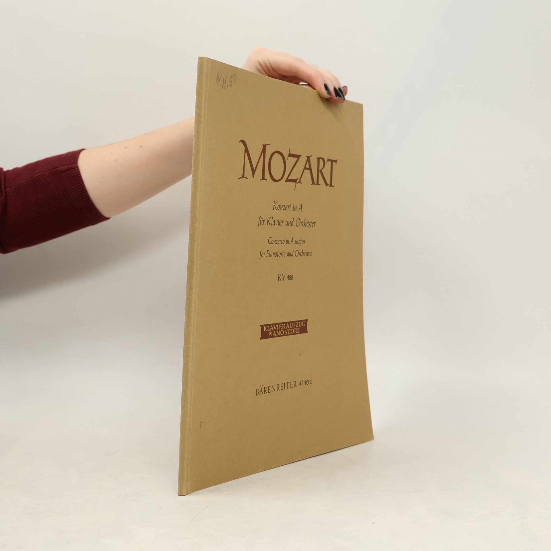 Wolfgang Amadeus Mozart Concerto in A major. Konzert in A