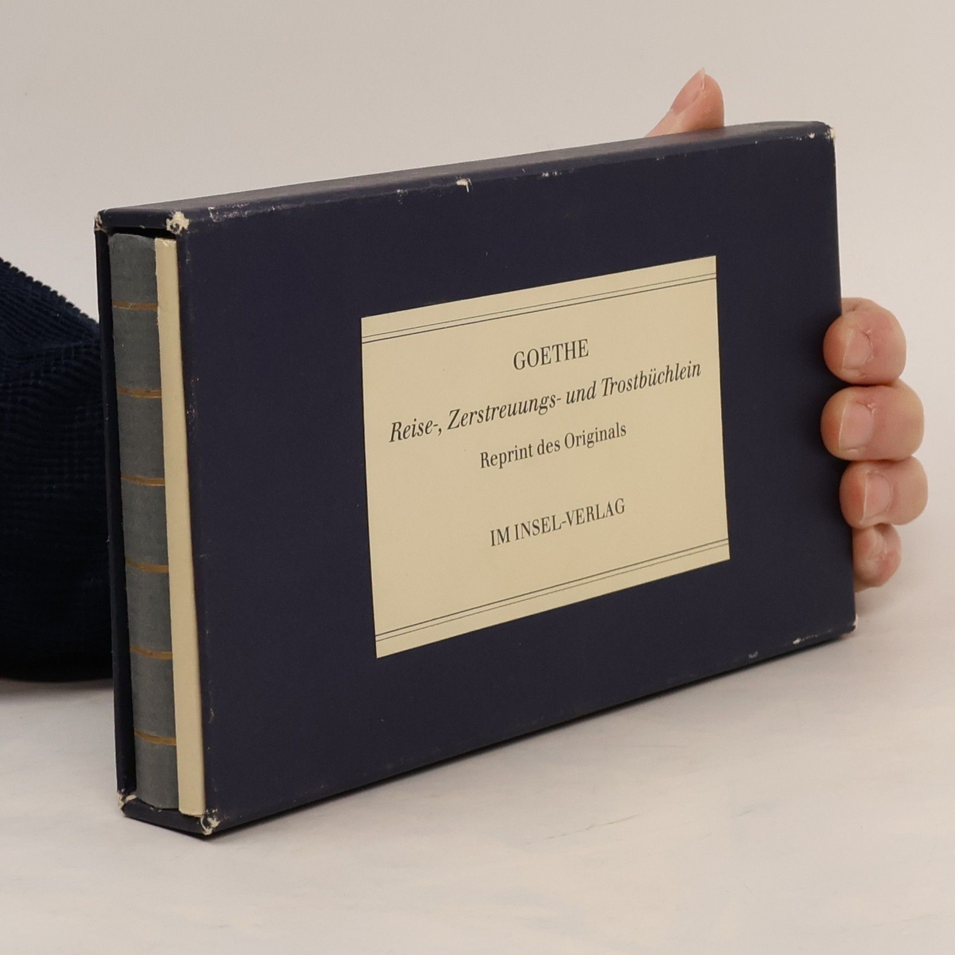 Johann Wolfgang von Goethe Reise-, Zerstreuungs- und Trostbüchlein