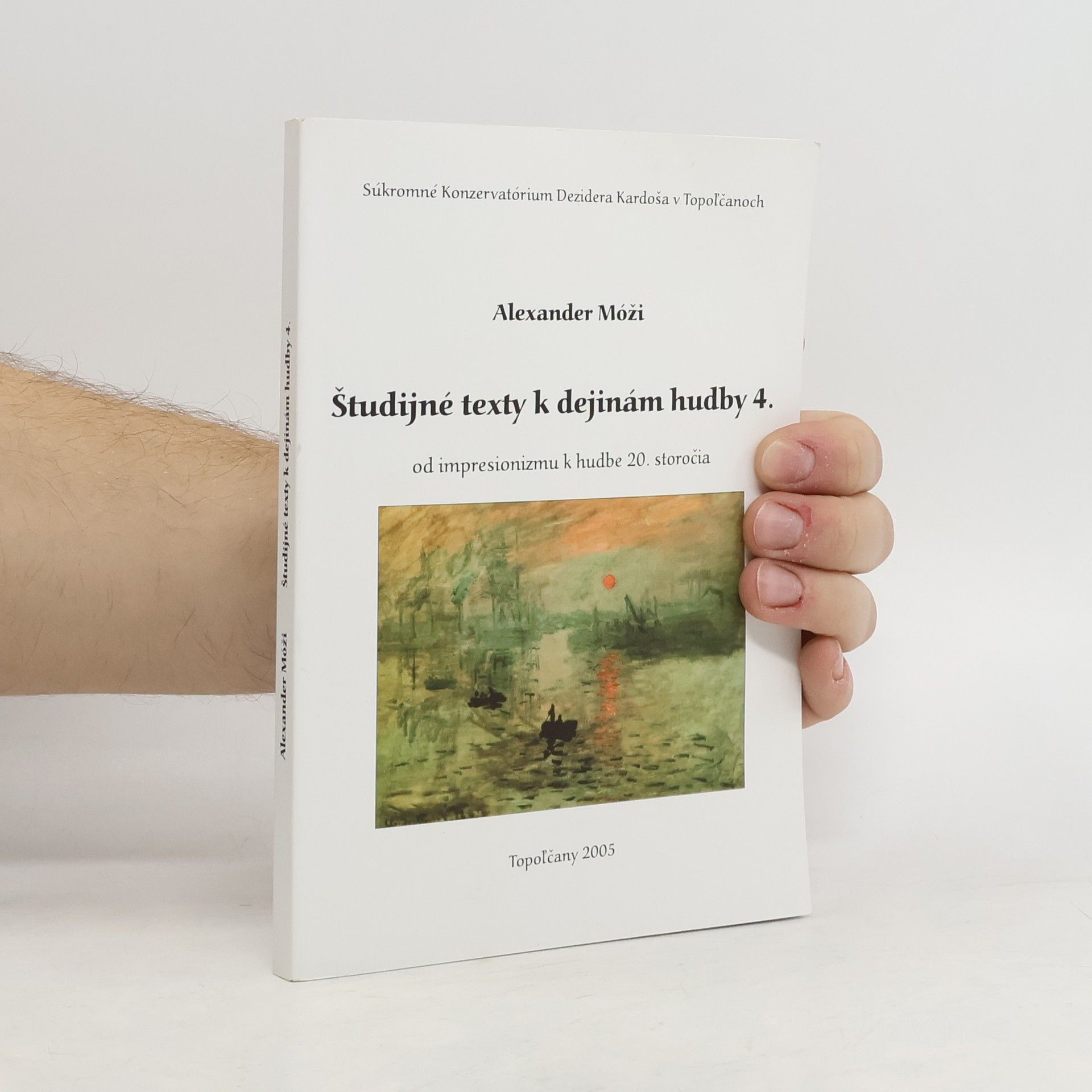 Alexander Móži Študijné texty k dejinám hudby 4