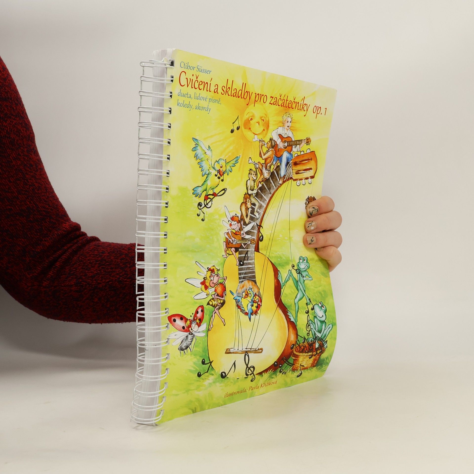 Ctibor Süsser Cvičení a skladby pro začátečníky op. 1. Dueta, lidové písně, koledy, akordy