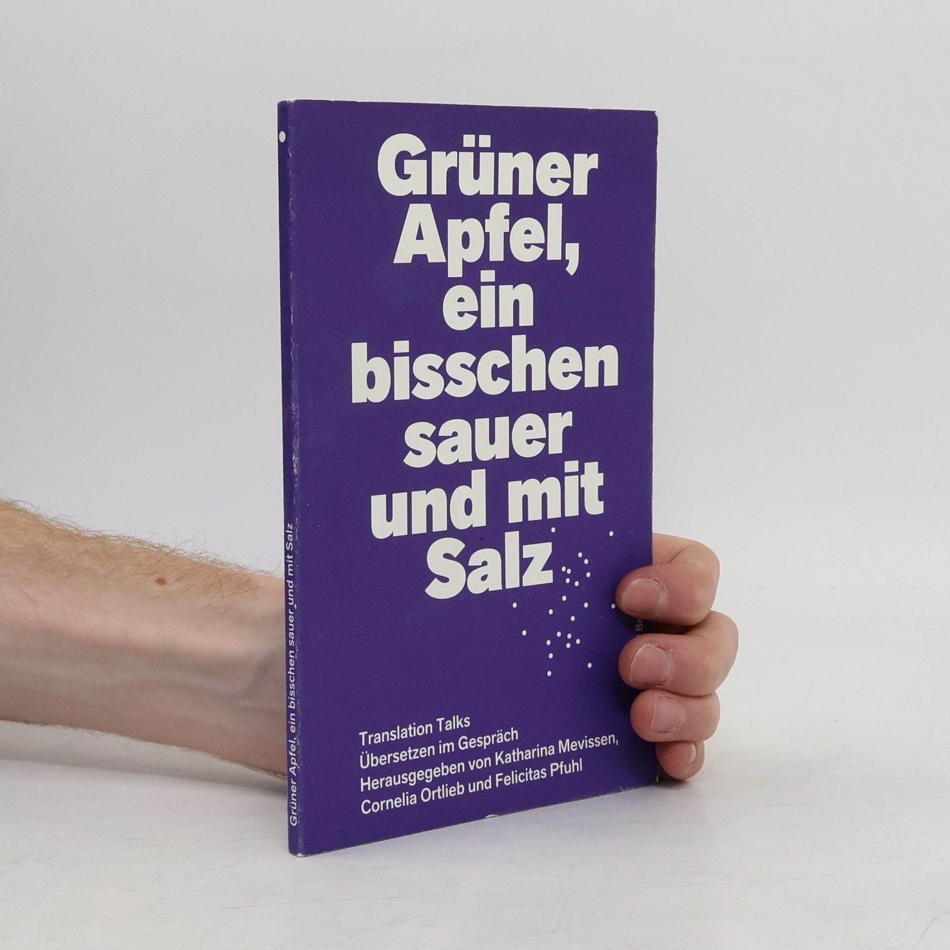 Grüner Apfel, ein bisschen sauer und mit Salz