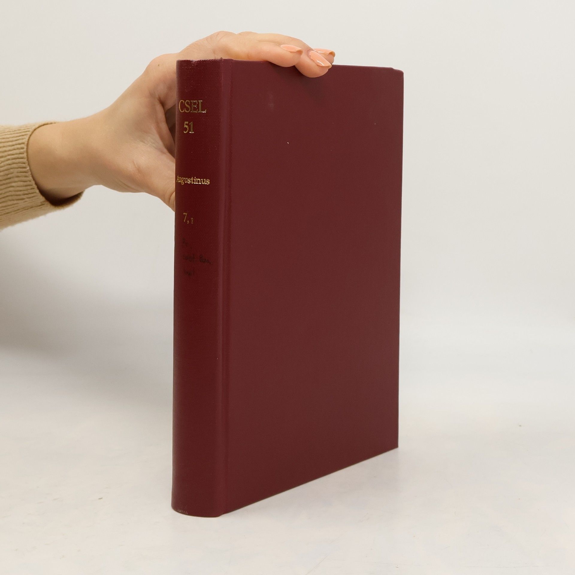 Corpus Scriptorum Ecclesiasticorum Latinorum 51.