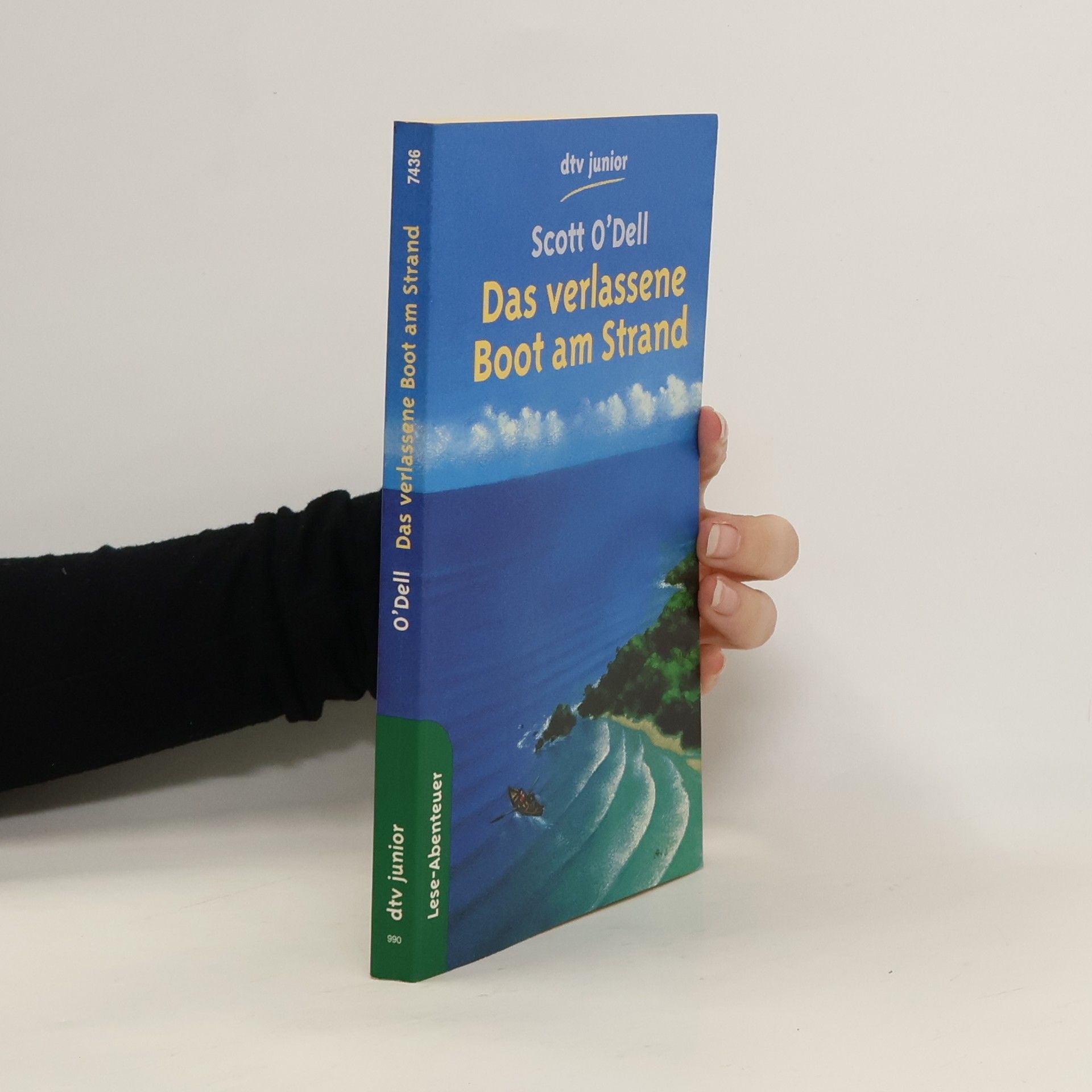 Das verlassene Boot am Strand