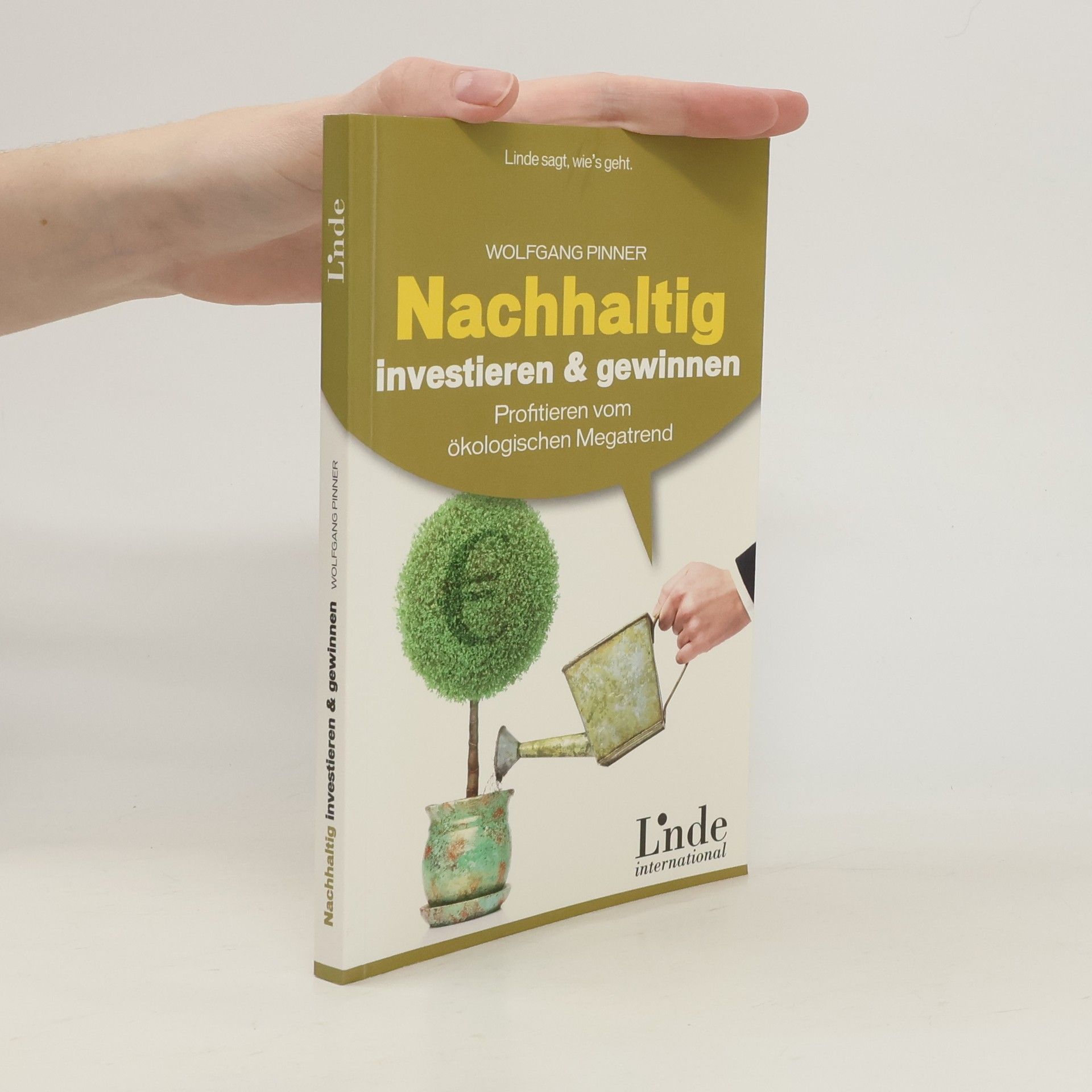 Wolfgang Pinner Nachhaltig investieren und gewinnen