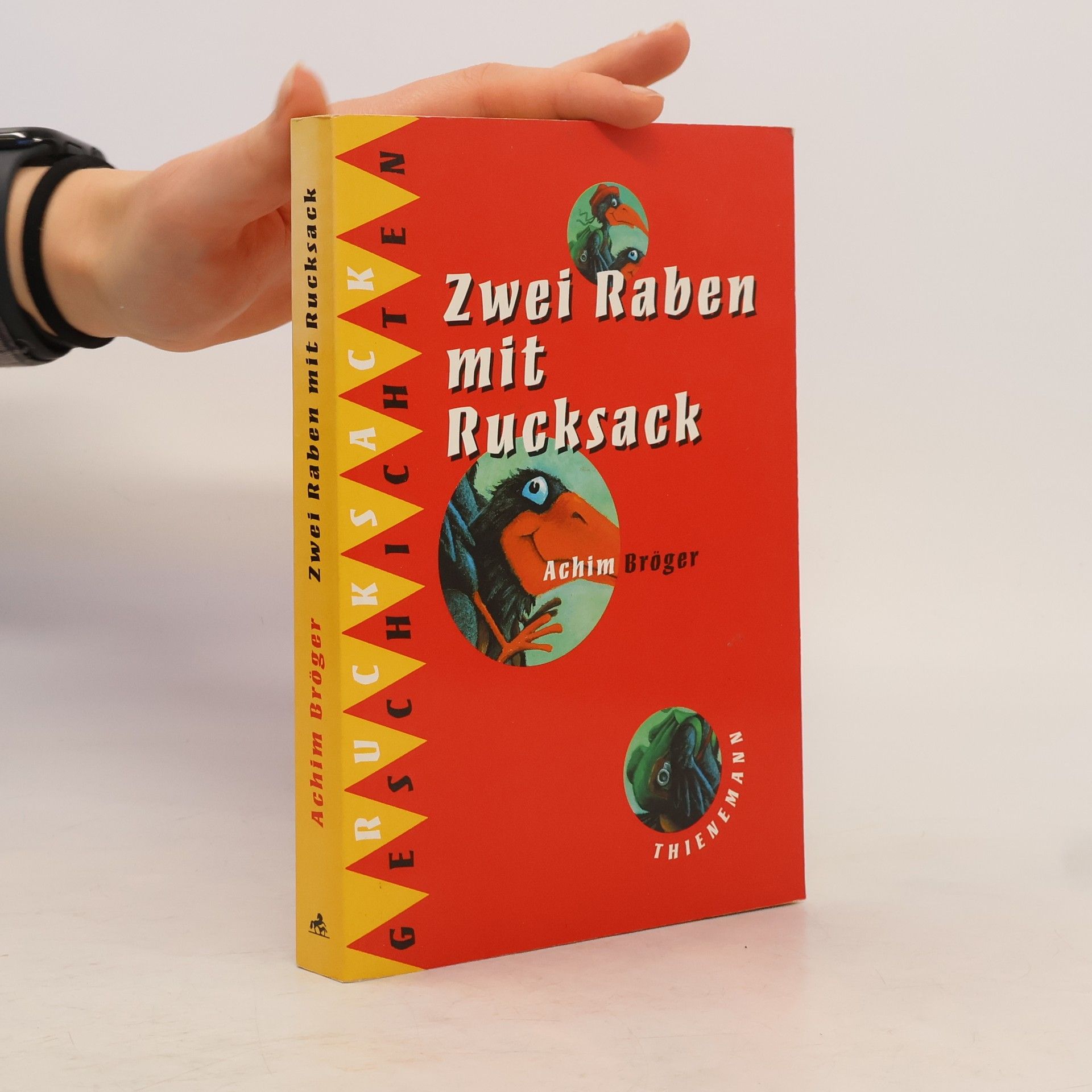 Achim Bröger Zwei Raben mit Rucksack