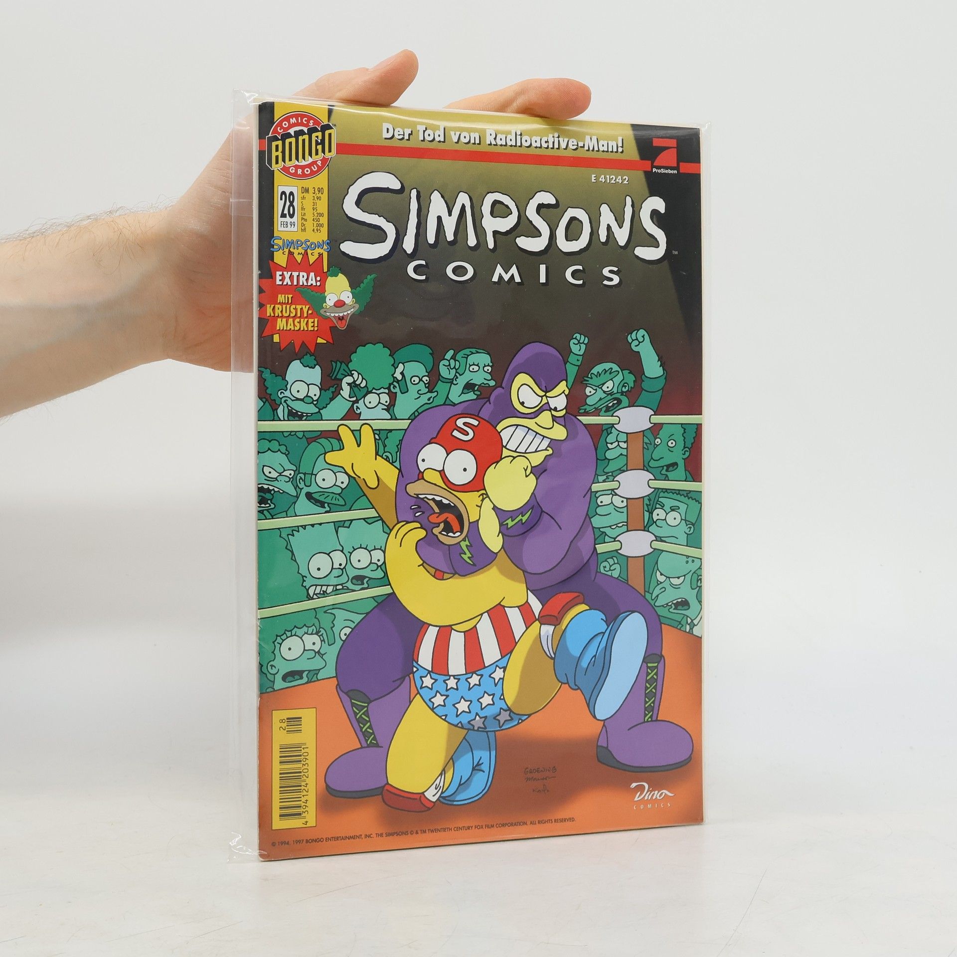 Various authors Simpsons Comics 28/1999. Der Tod von Radioactive-Man!