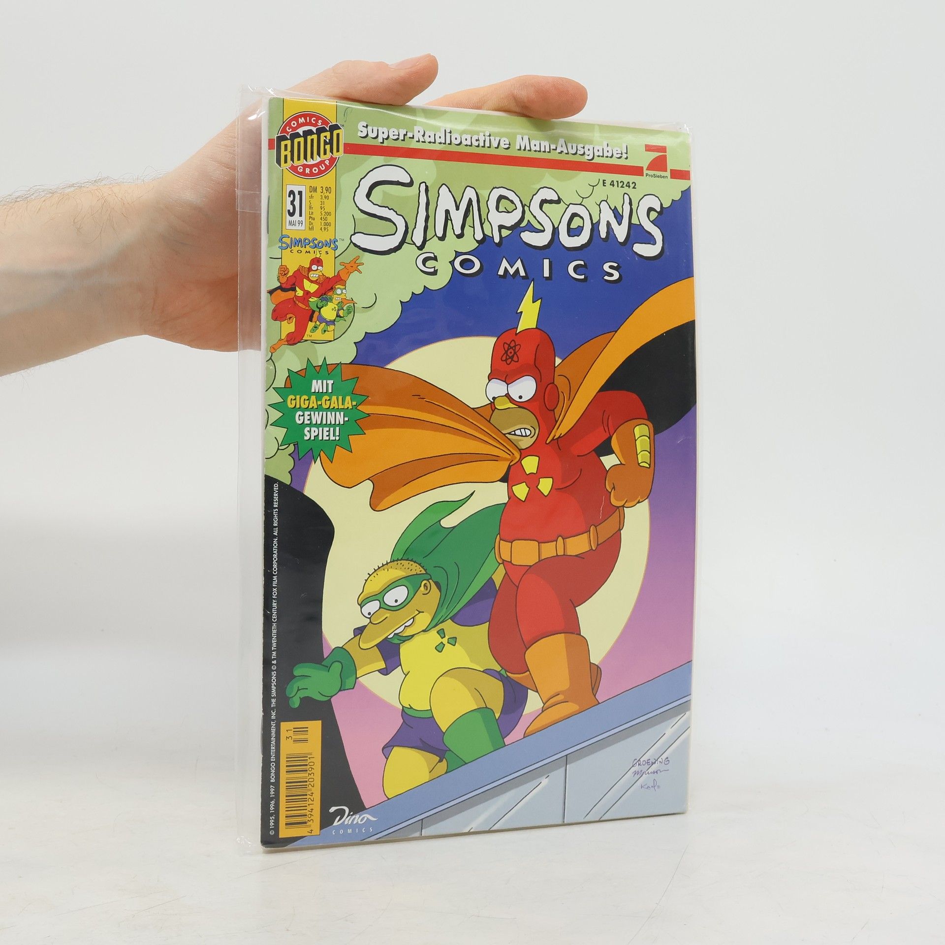 Various authors Simpsons Comics 31/1999. Super-Radioactive Man-Ausgabe!