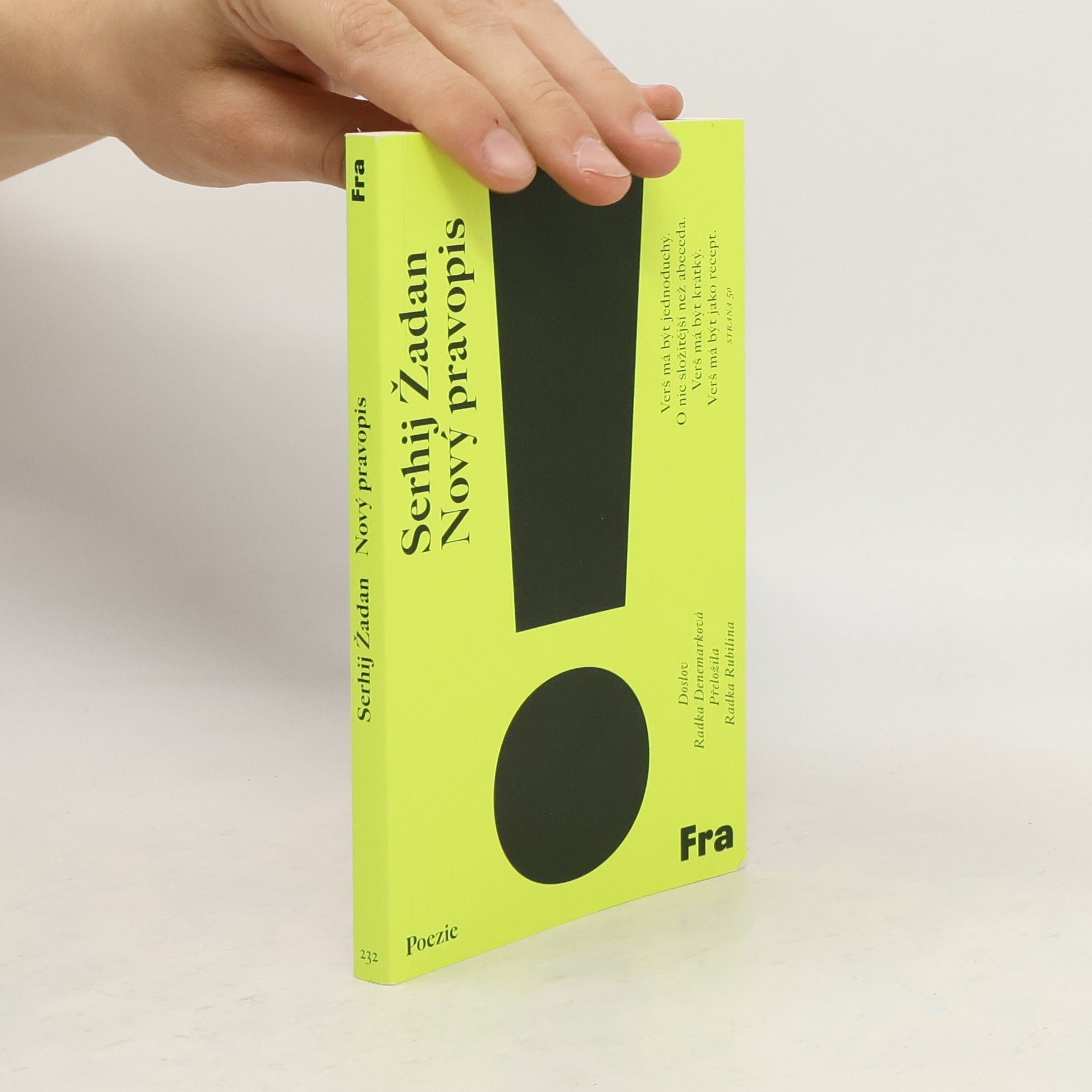 Serhij Žadan Nový pravopis