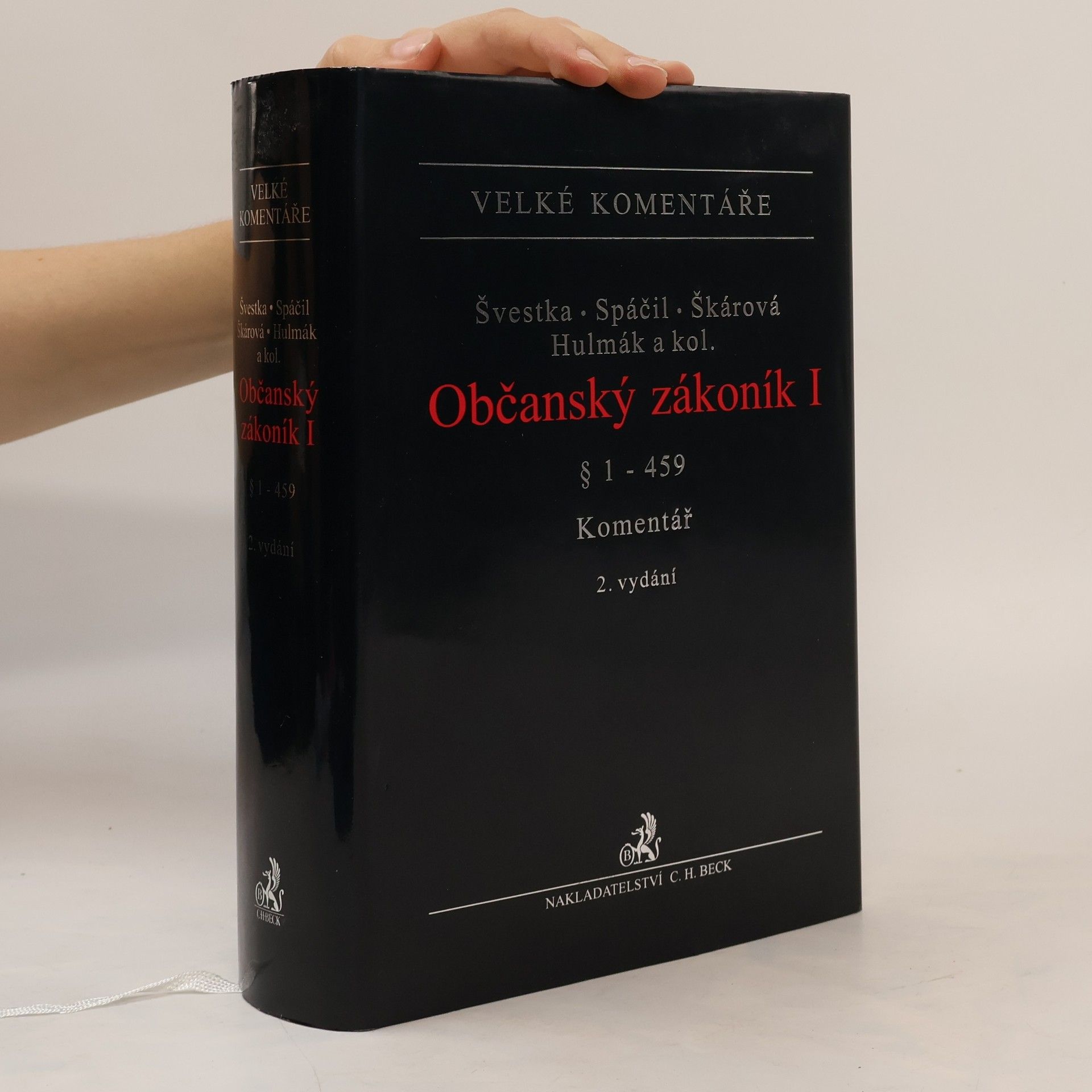 Jiří Švestka Občanský zákoník I. : komentář, 2. vydání § 1- 459