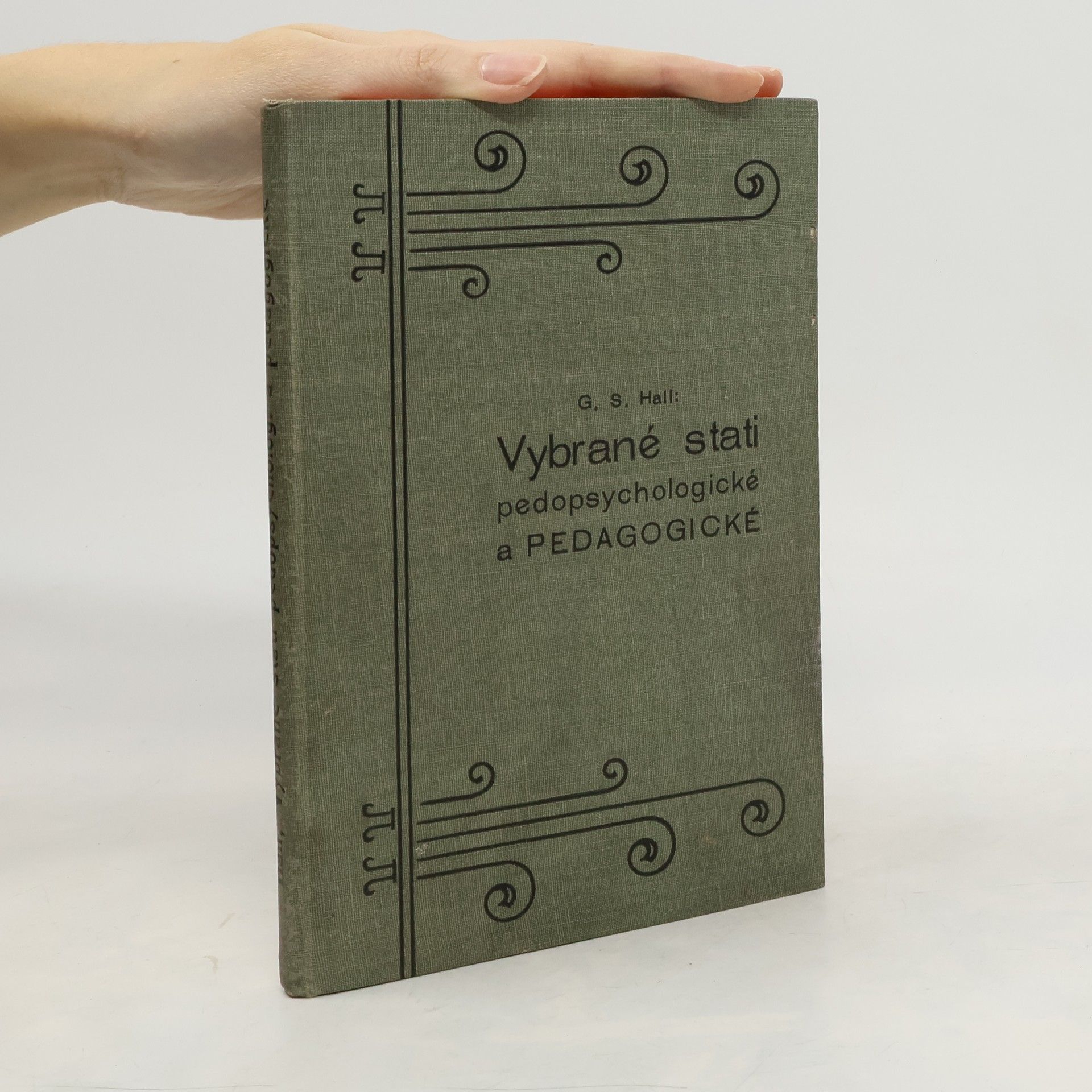 Granville Stanley Hall Vybrané stati pedopsychologické a pedagogické