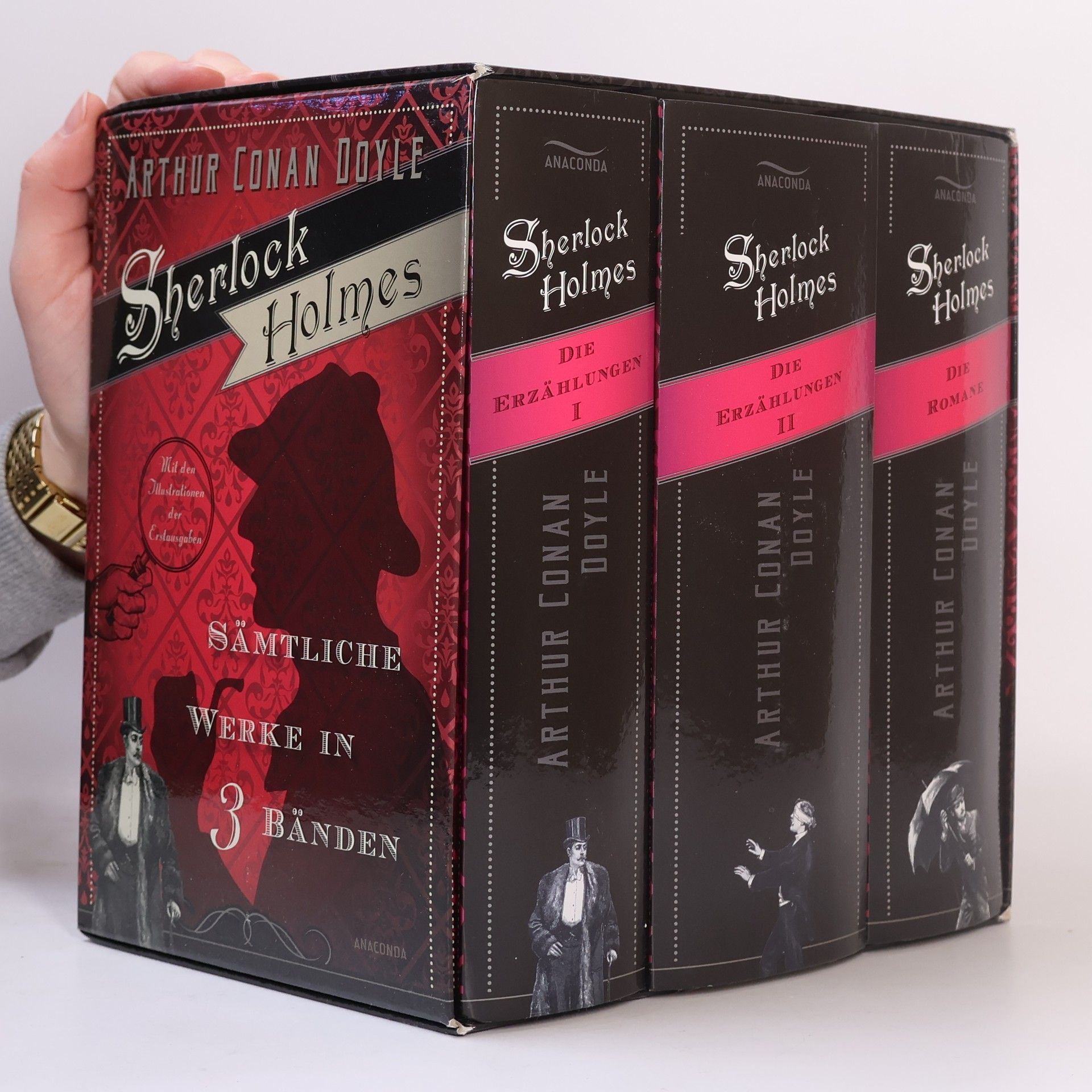 Arthur Conan Doyle Sherlock Holmes - Sämtliche Werke, 3 Bde.