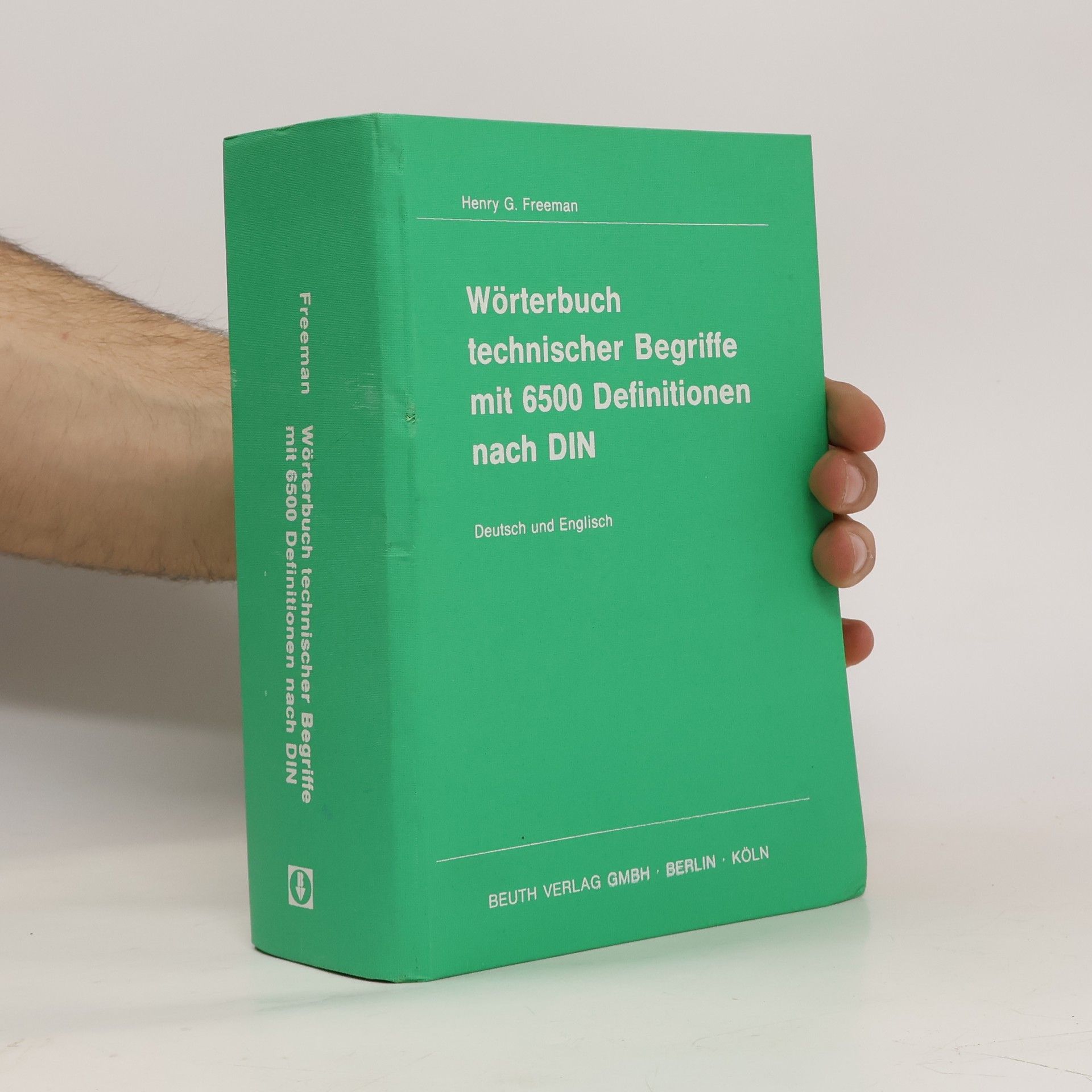 Wörterbuch technischer Begriffe mit 6500 Definitionen nach DIN