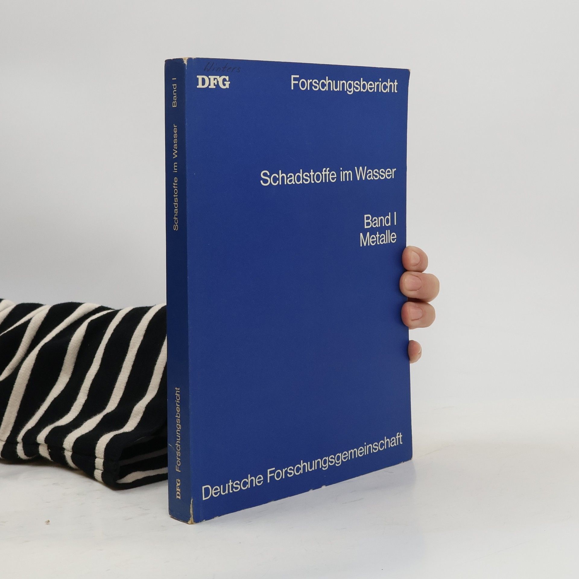 Johannes K. Reichert Schadstoffe im Wasser